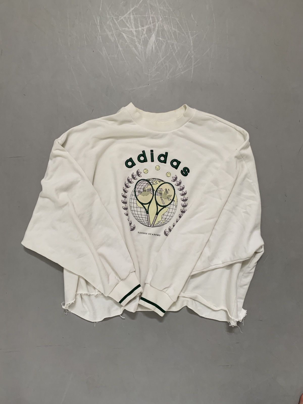 Adidas Adidas Tennis Academy Cropped Sweatshirt Size US M / EU 48-50 / 2 - 1 Thumbnail