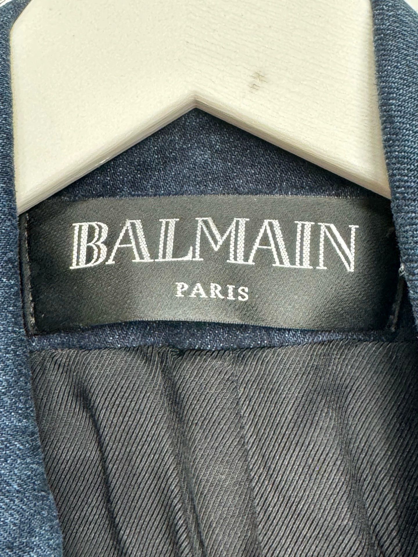 Balmain Balmain Denim Gold Button Blazer 36 New Size XS / US 0-2 / IT 36-38 - 6 Thumbnail