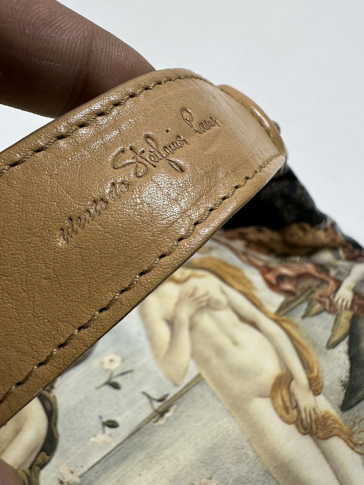 Vintage Birth Of Venus Naked Art Bag Made In Italy Size ONE SIZE - 11 Thumbnail