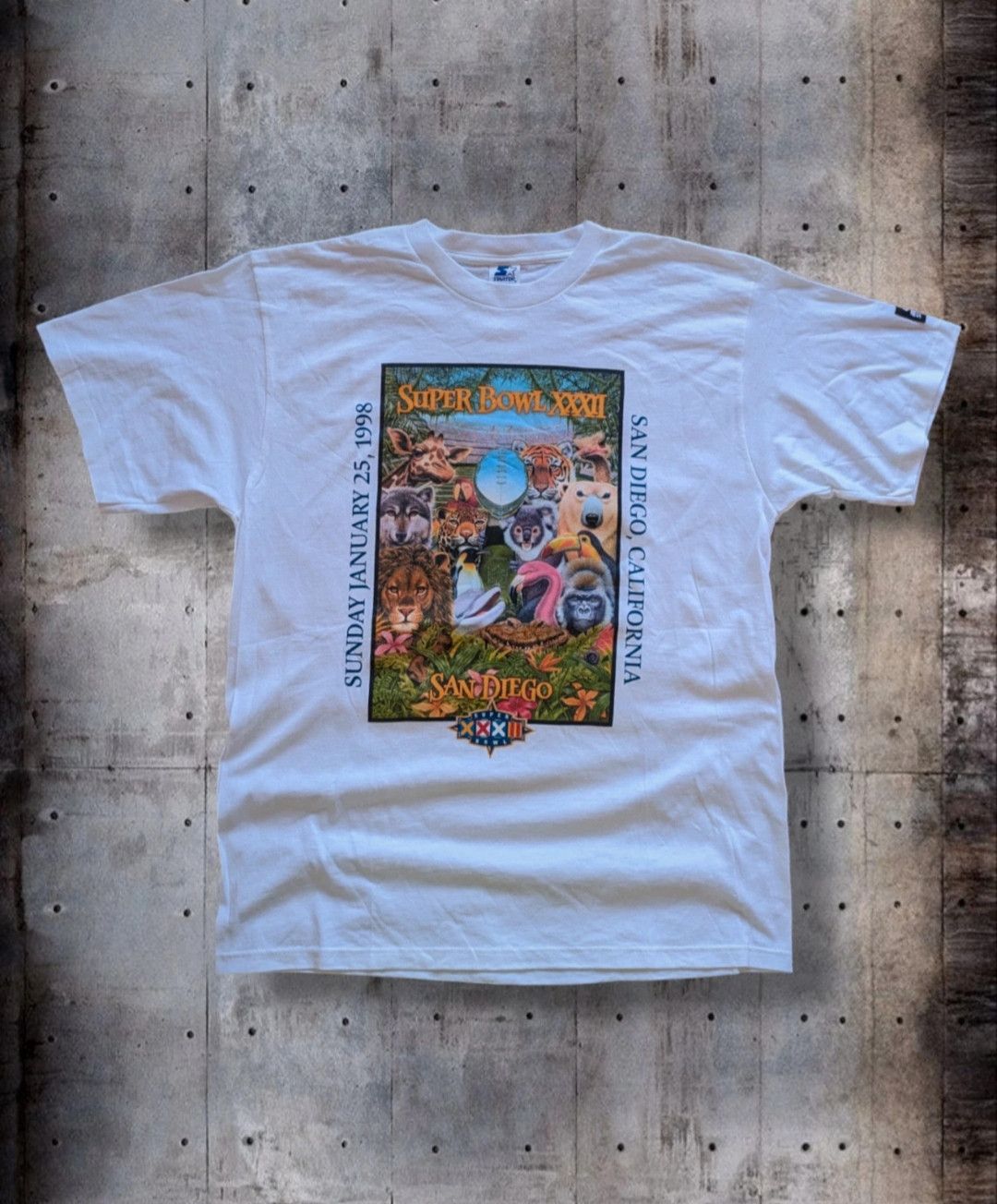 Starter Rare Vintage Starter x Super Bowl XXXII San Diego 1998 Tee Size US L / EU 52-54 / 3 - 1 Thumbnail