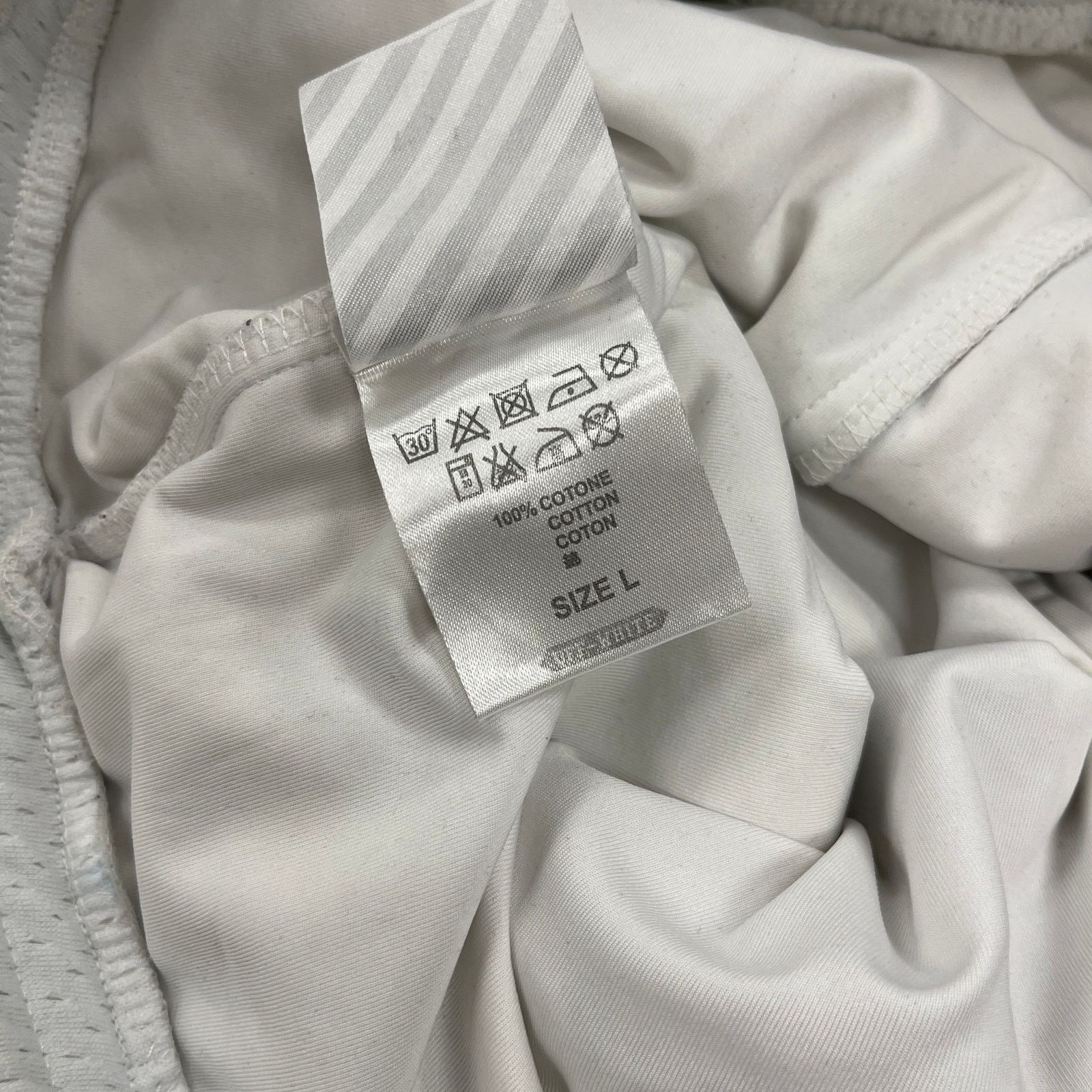 Off-White Off-White Blue Collar White Black mesh shorts size Large B7 Size US 38 / EU 54 - 7 Thumbnail