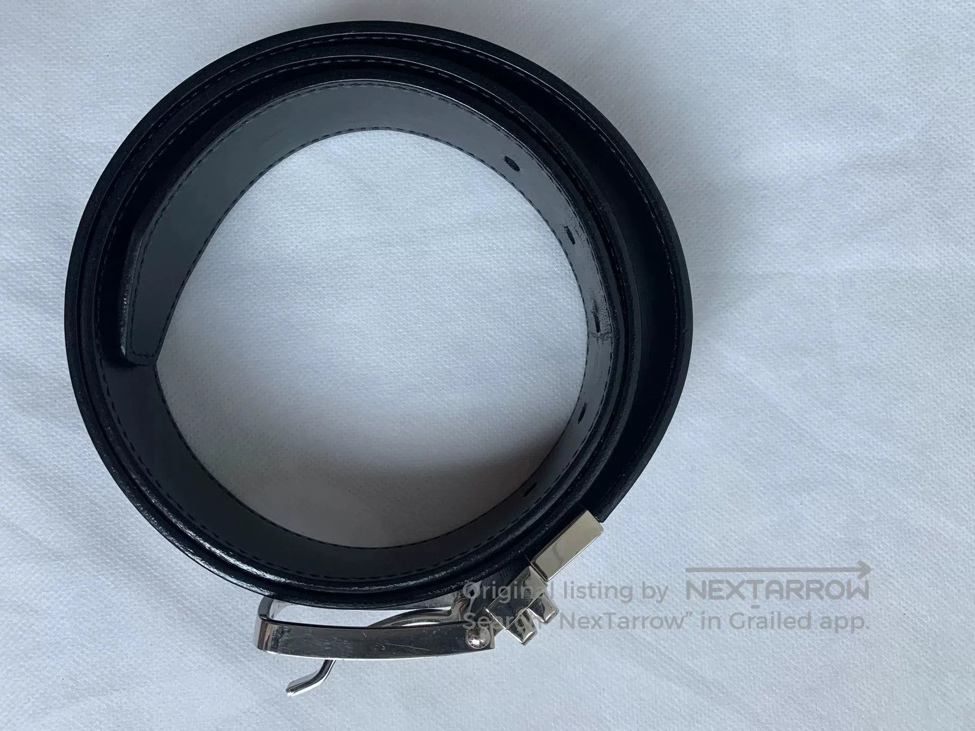 Louis Vuitton Louis Vuitton Black Checker Belt. Size ONE SIZE - 3 Thumbnail