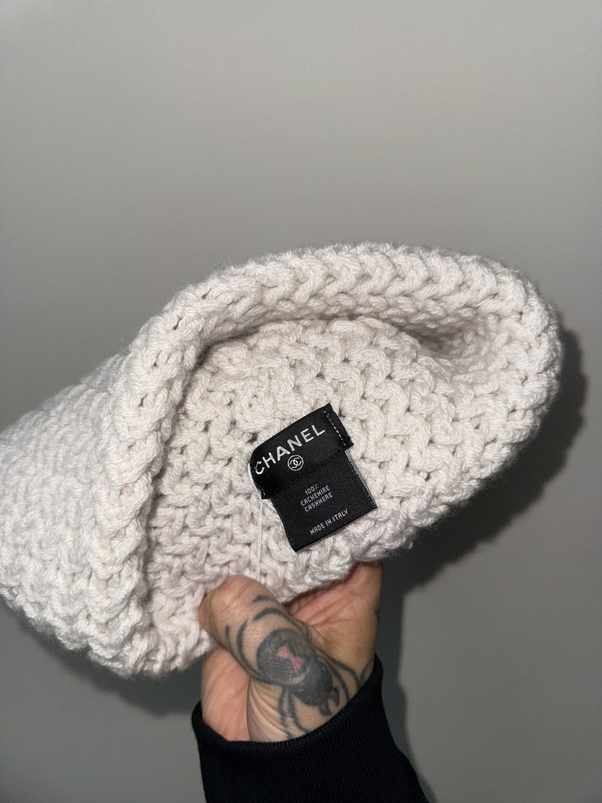 Chanel Chanel cc cashmere logo beanie Size ONE SIZE - 5 Thumbnail