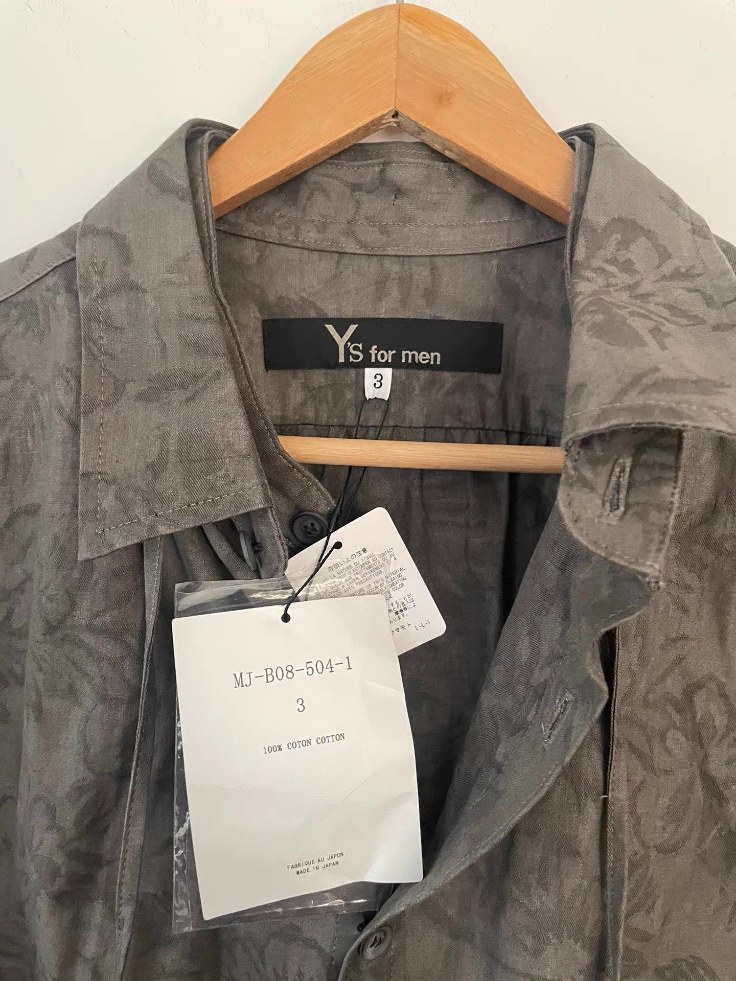 Yohji Yamamoto Yohji Yamamoto Y's for Men Floral Ribbon Shirt Ｑ21 Size US M / EU 48-50 / 2 - 6 Thumbnail