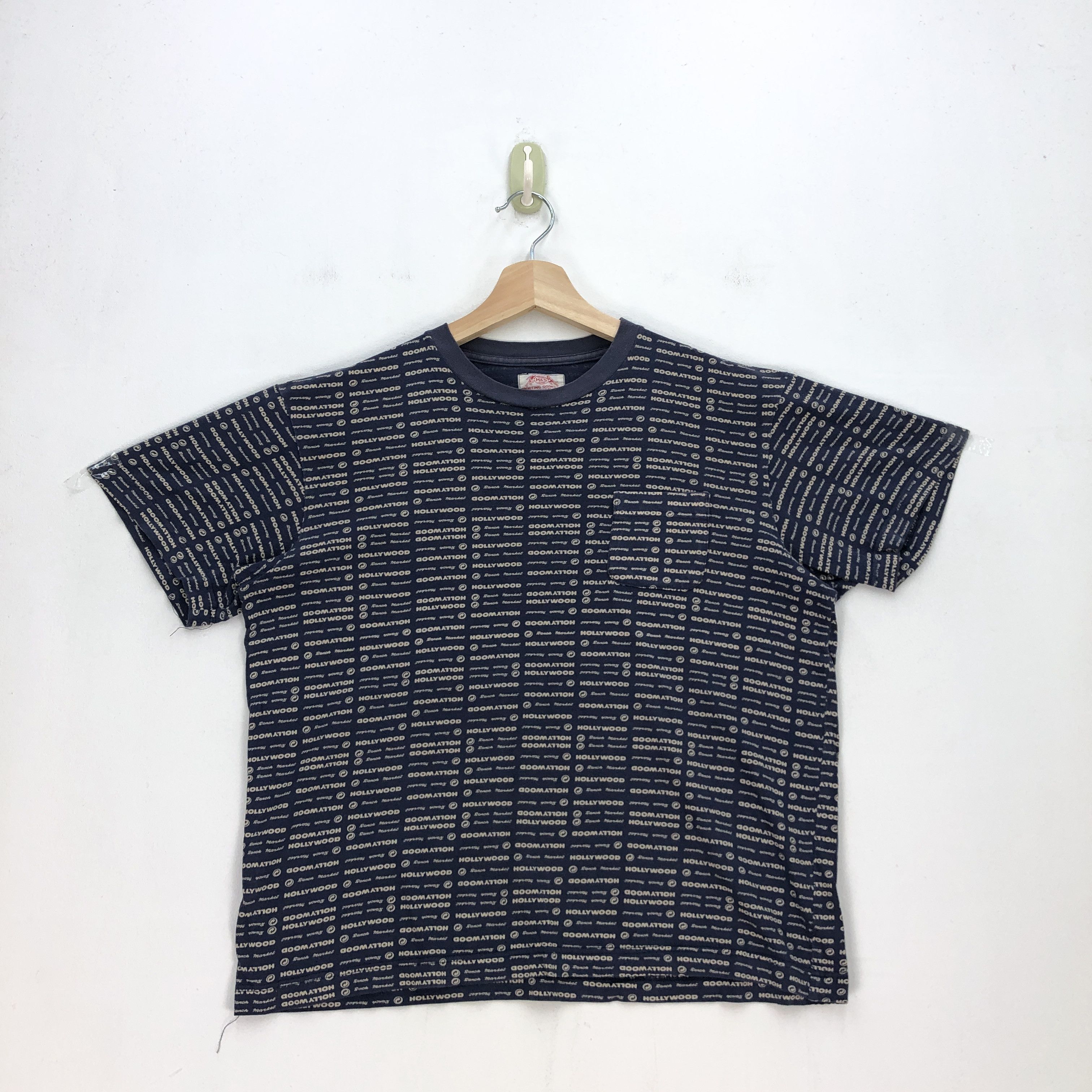 HOLLYWOOD RANCH MARKET Y2K Hollywood Ranch Market T Shirt Overprint Script Tees Size M / US 6-8 / IT 42-44 - 1 Thumbnail