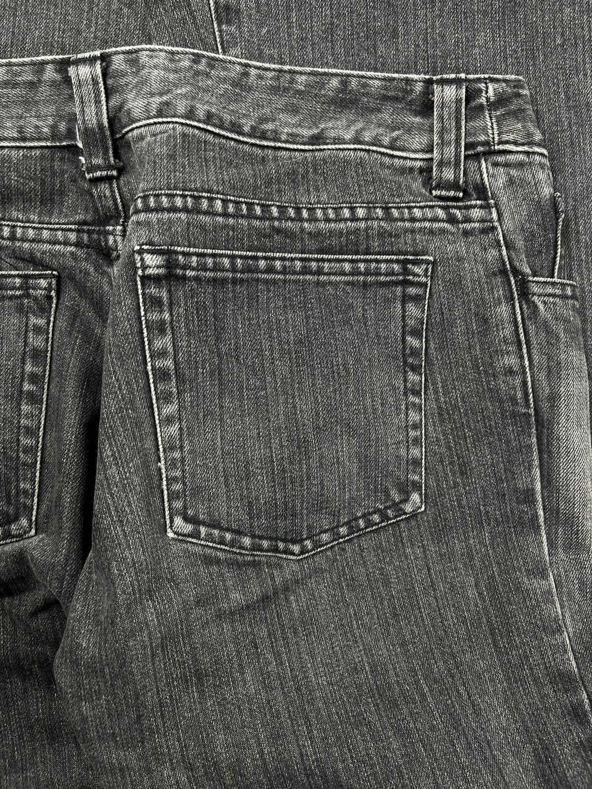 Comme des Garcons × Junya Watanabe × Vintage AW02 Junya Watanabe Flared Hem Bootcut Grey Denim Jeans Size 28" / US 6 / IT 42 - 4 Thumbnail