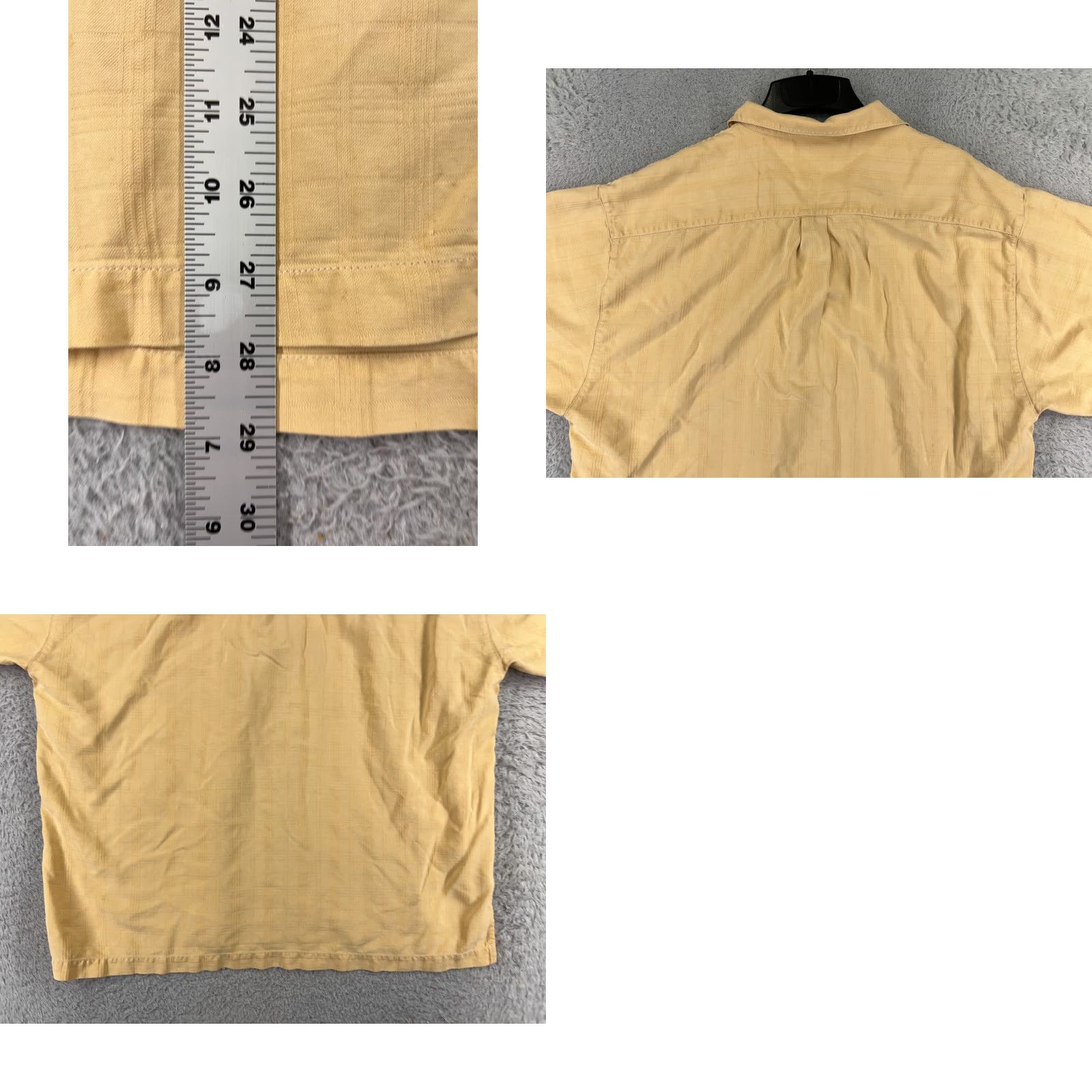 Tommy Bahama Tommy Bahama Shirt Men Extra Large Yellow Geometric 100% Silk Button Up Hawaiian Size US XL / EU 56 / 4 - 9 Thumbnail
