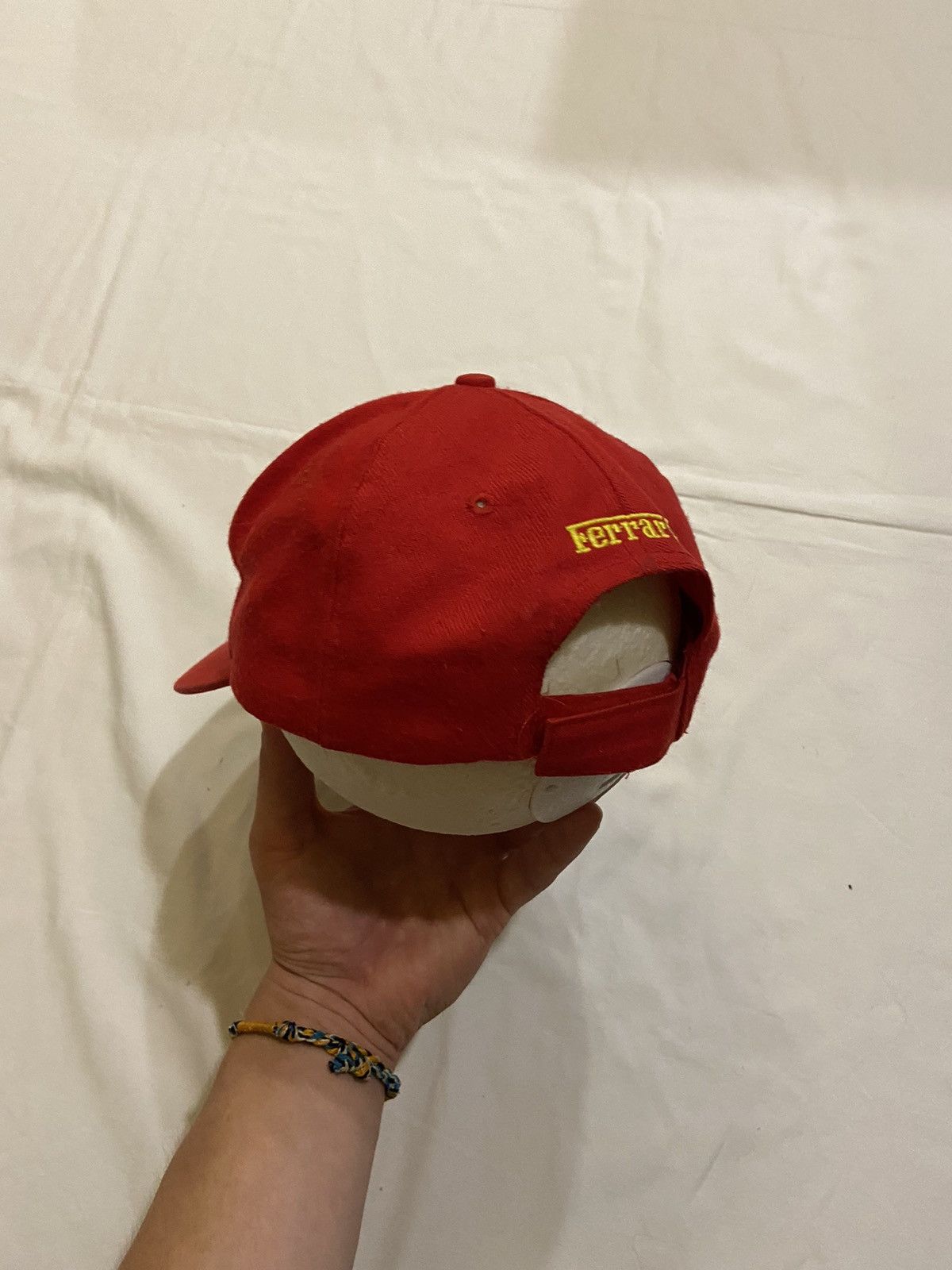 Ferrari × Vintage Vintage Ferrari red 90’s Y2K racing streetwear hat cap f-1 Size ONE SIZE - 3 Thumbnail