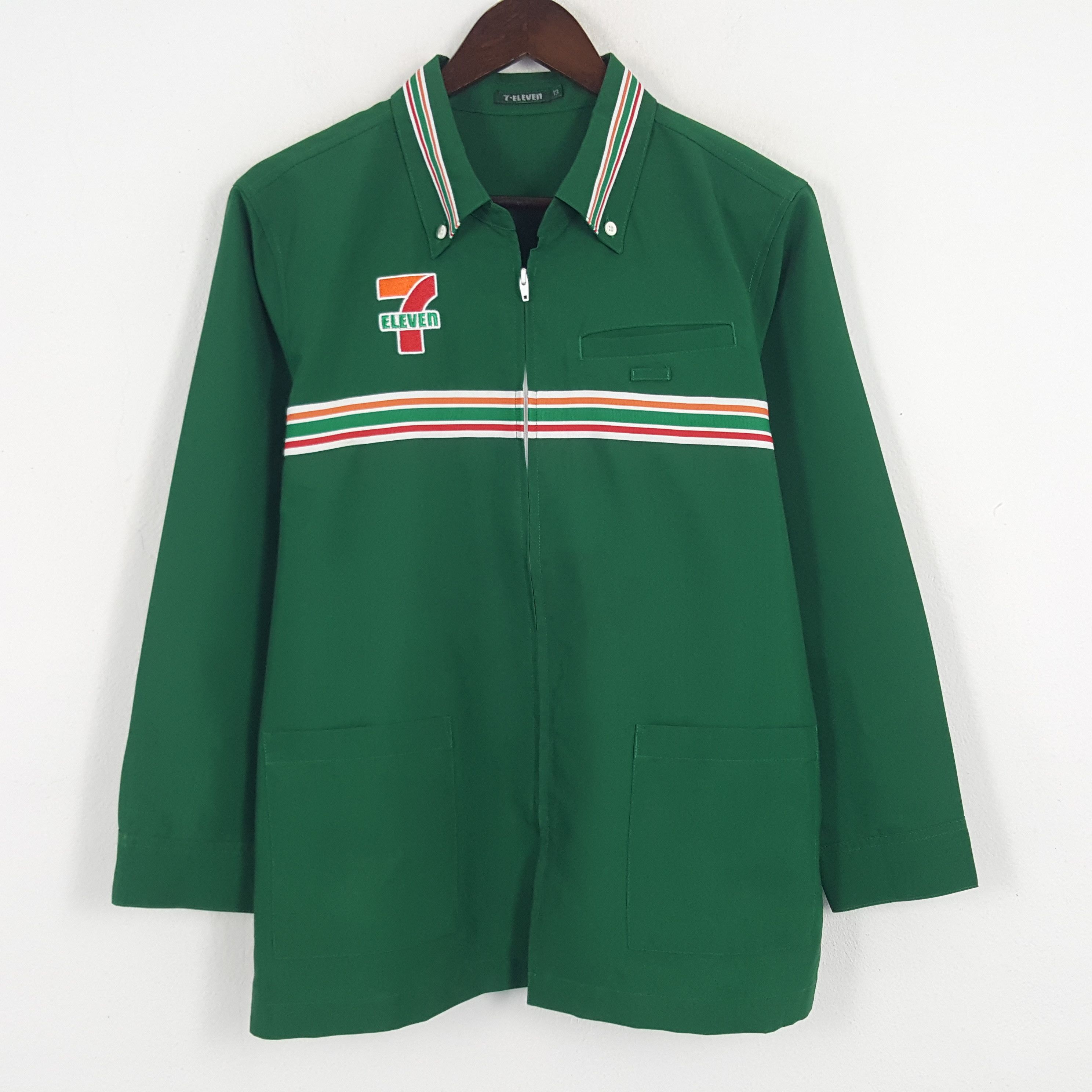 Japanese Brand × Vintage Vintage 7 Eleven Embroidery Logo Worker Uniform Jacket Size US S / EU 44-46 / 1 - 3 Thumbnail