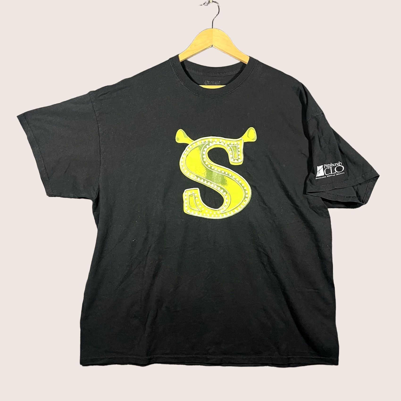Vintage VINTAGE Y2K Shrek The Musical Tee Shirt 2XL Black Movie Tee Shirt Mens 2XL Shrek Donkey DreamWorks Funny Promo Size US XXL / EU 58 / 5 - 1 Thumbnail