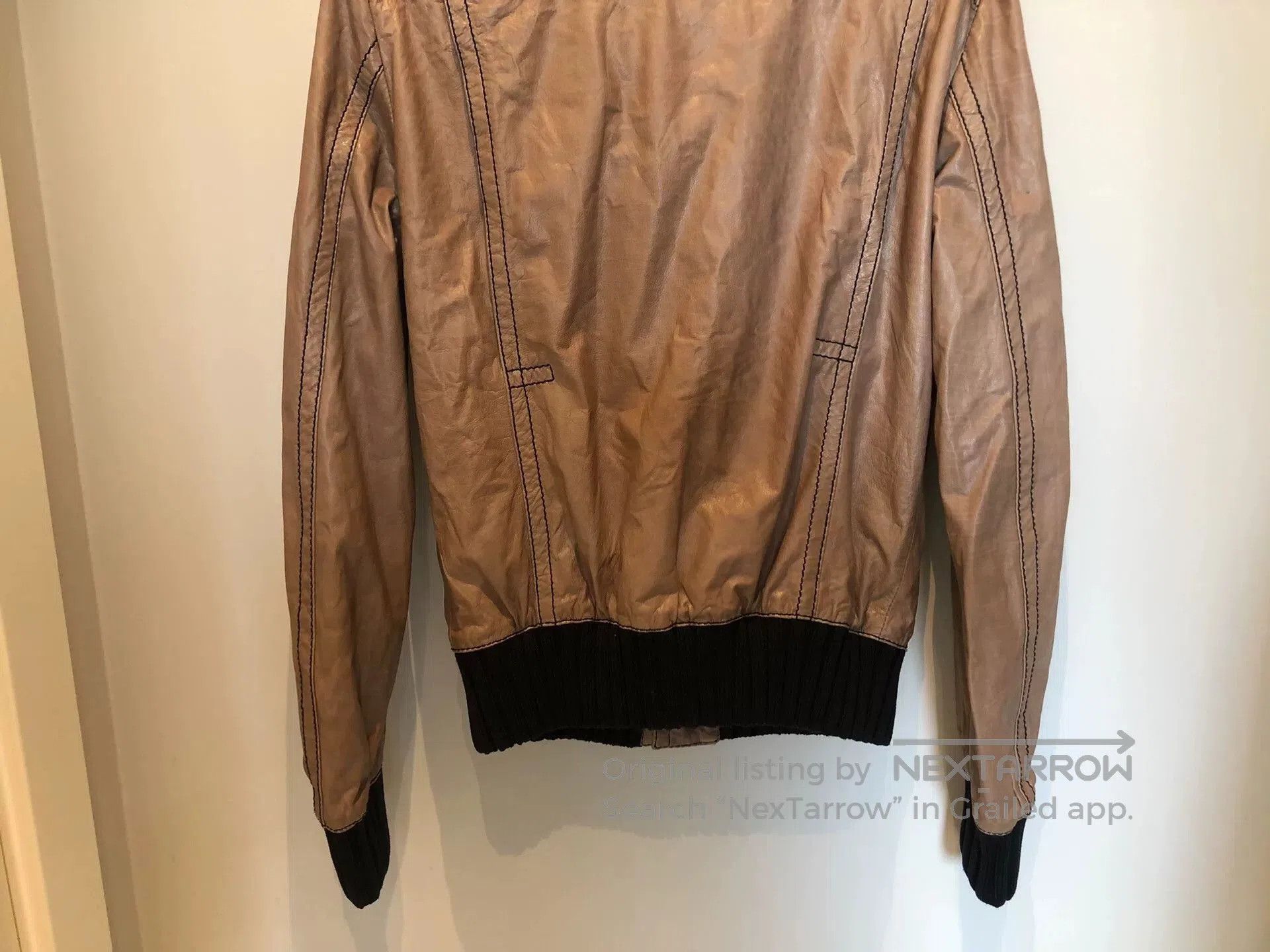 Gucci Gucci Men's Stand-Collar Calfskin Jacket. Size US M / EU 48-50 / 2 - 7 Thumbnail