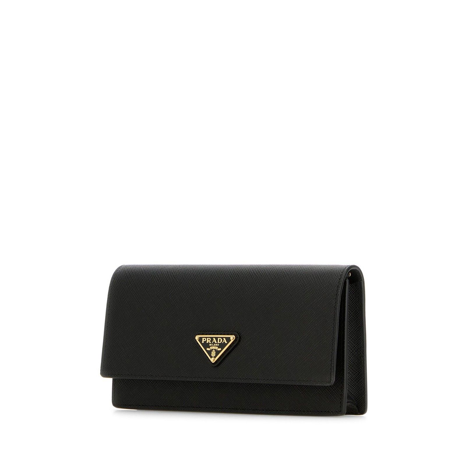 Prada PRADA Black Leather Clutch New & Authentic Size ONE SIZE - 2 Thumbnail