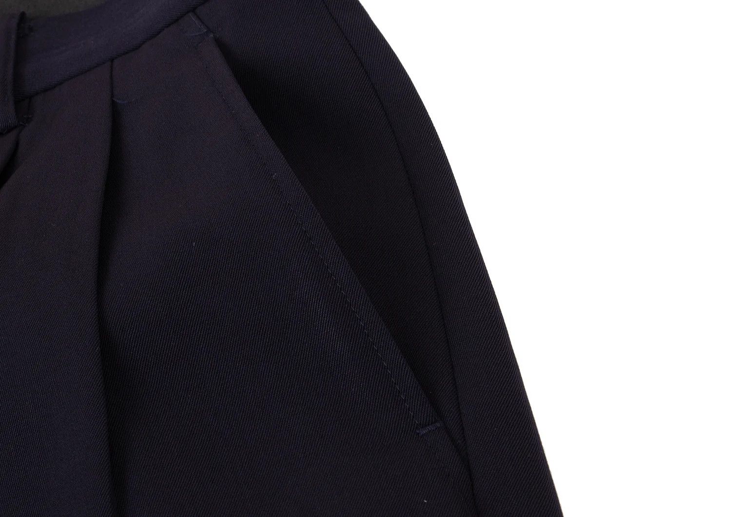 Yohji Yamamoto Yohji Yamamoto Wool Gabardine Tapered Pants Size US 34 / EU 50 - 6 Thumbnail