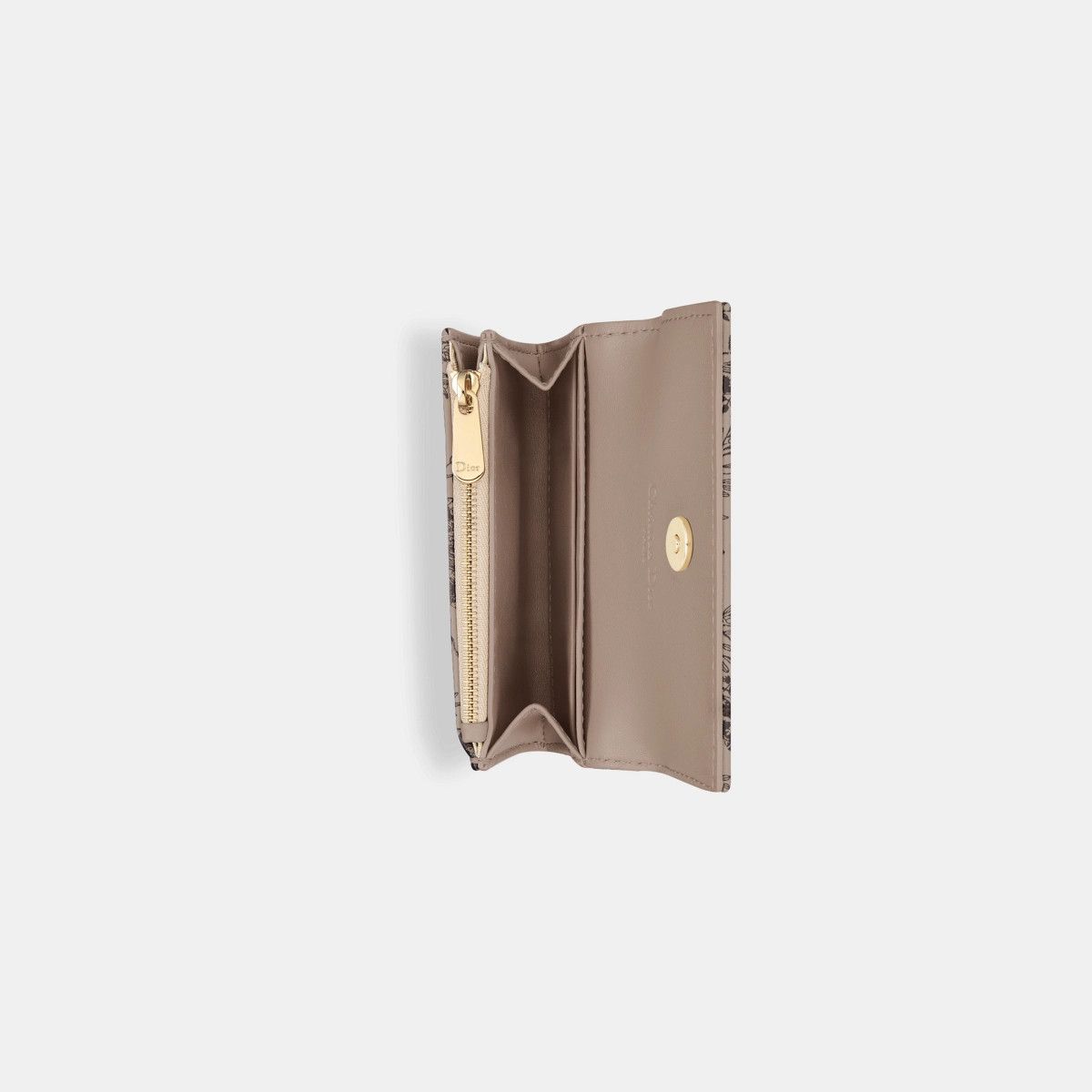 Dior o1bcso1str0226 Size:OS/ Glycine Wallet in Beige Size ONE SIZE - 3 Thumbnail