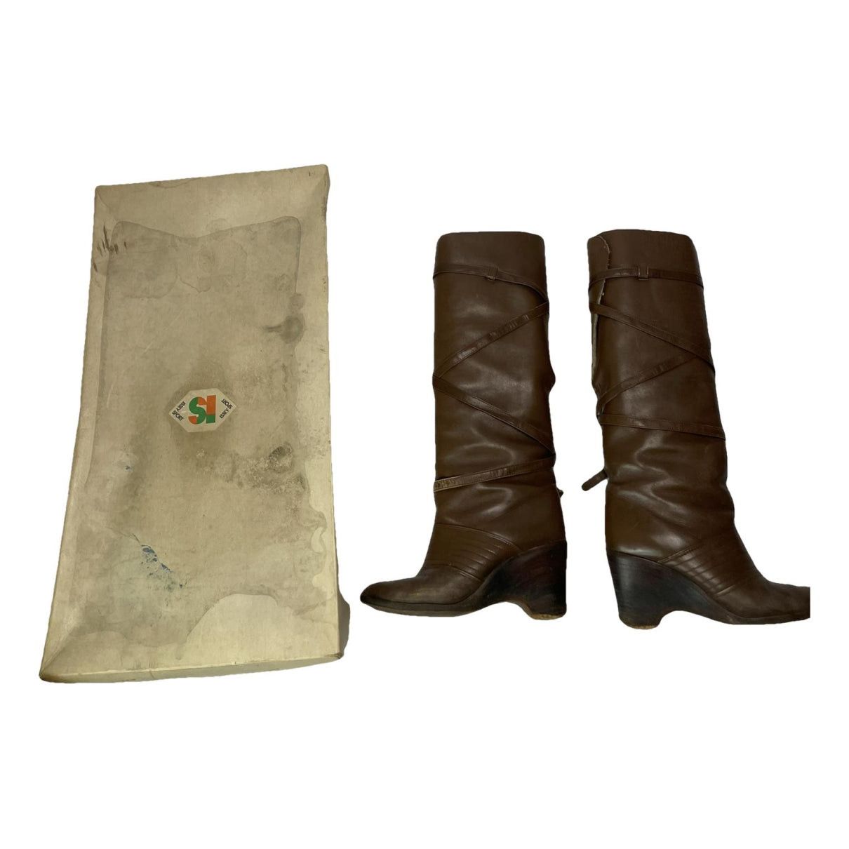Issey Miyake Brown Leather Boot Size US 6 / IT 36 - 1 Thumbnail