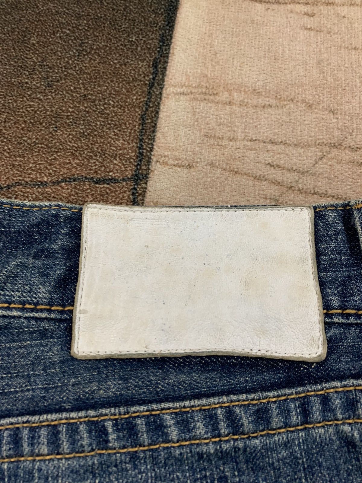 If Six Was Nine × Japanese Brand × Le Grande Bleu (L.G.B.) BAGGY CO&LU denim distressed rust Size US 34 / EU 50 - 10 Thumbnail