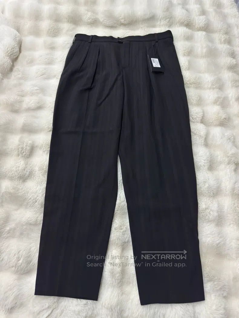 Saint Laurent Paris Saint Laurent Paris Dark Striped Men's Dress Pants Size US 34 / EU 50 - 1 Thumbnail