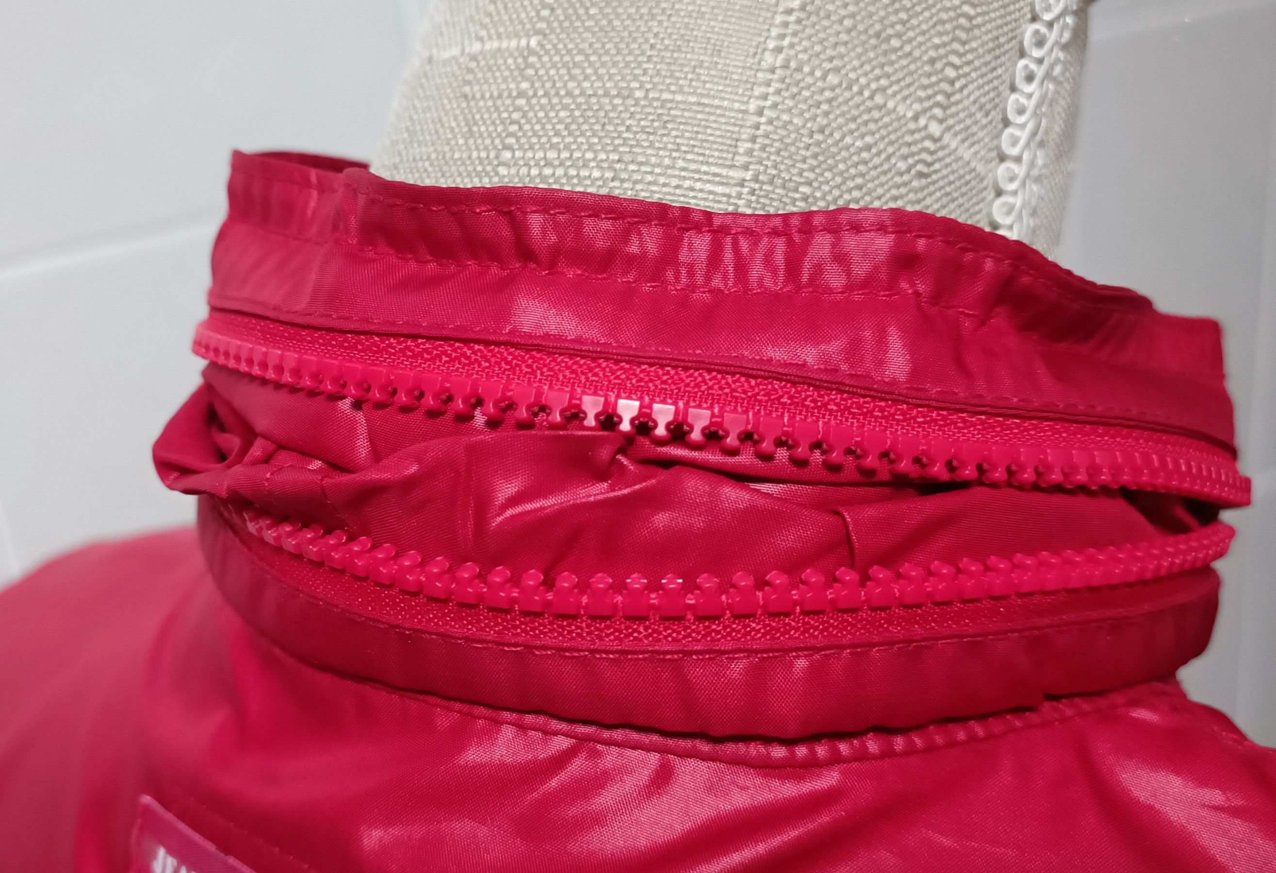 Jean Paul Gaultier Early 2000's - Biker red nylon jacket Size S / US 4 / IT 40 - 15 Thumbnail