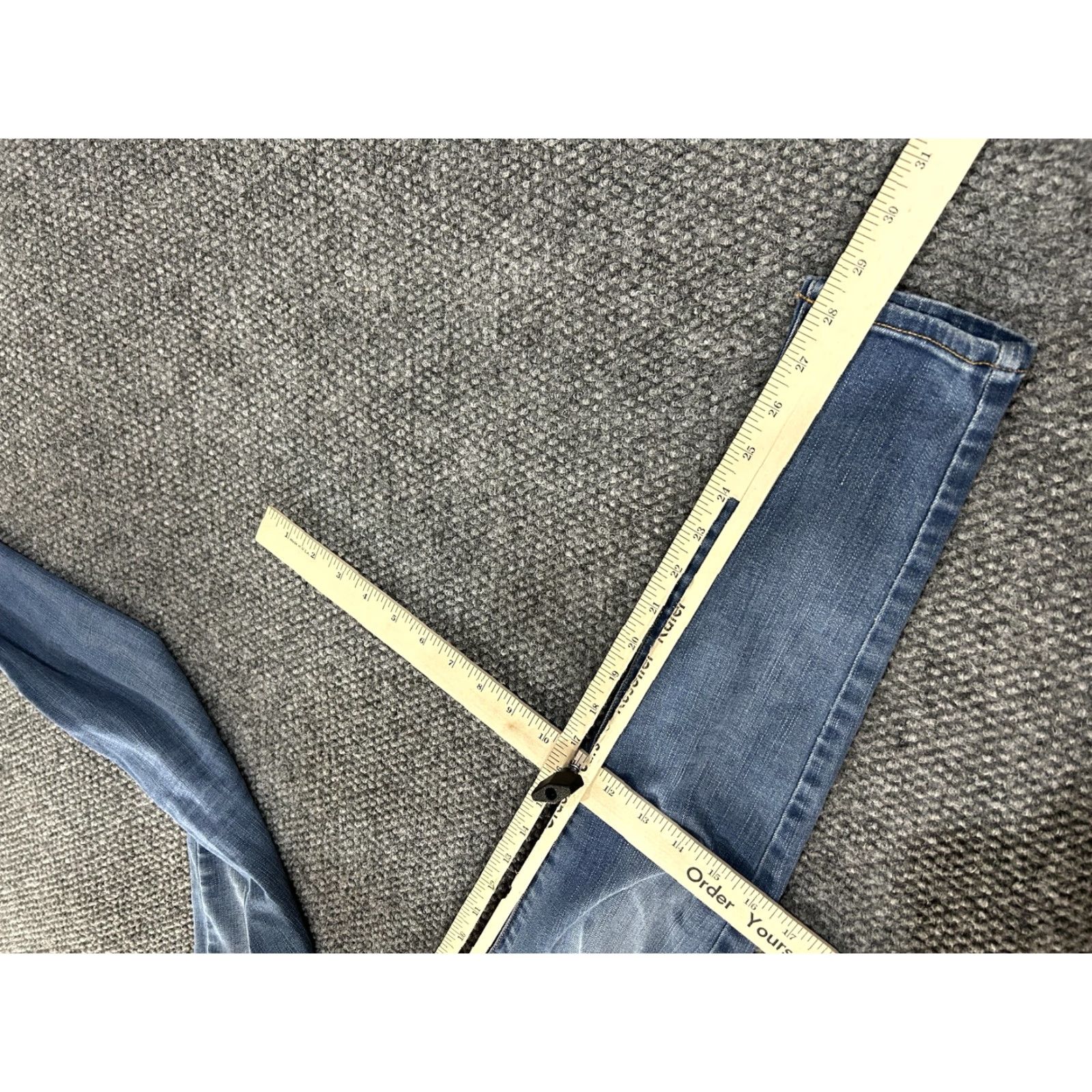 American Eagle Outfitters American Eagle Outfitters Jeans Womens 2 Blue Jegging Super Stretch Skinny Denim Jeans Size 26" / US 2 / IT 38 - 7 Thumbnail