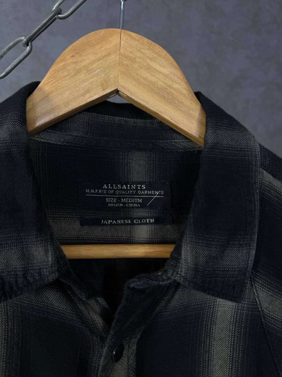 Allsaints Allsaints designer Japanese Cloth flannel shirt Size US M / EU 48-50 / 2 - 4 Thumbnail