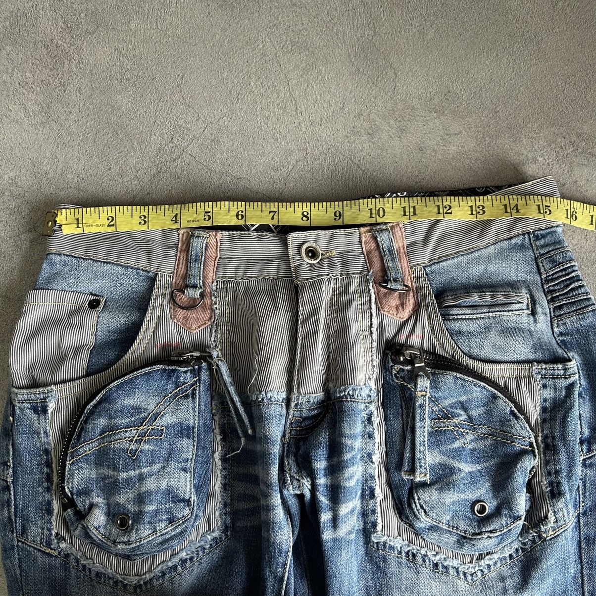 PPFM PPFM Punk Pocket Painted Jeans Size US 31 - 13 Thumbnail