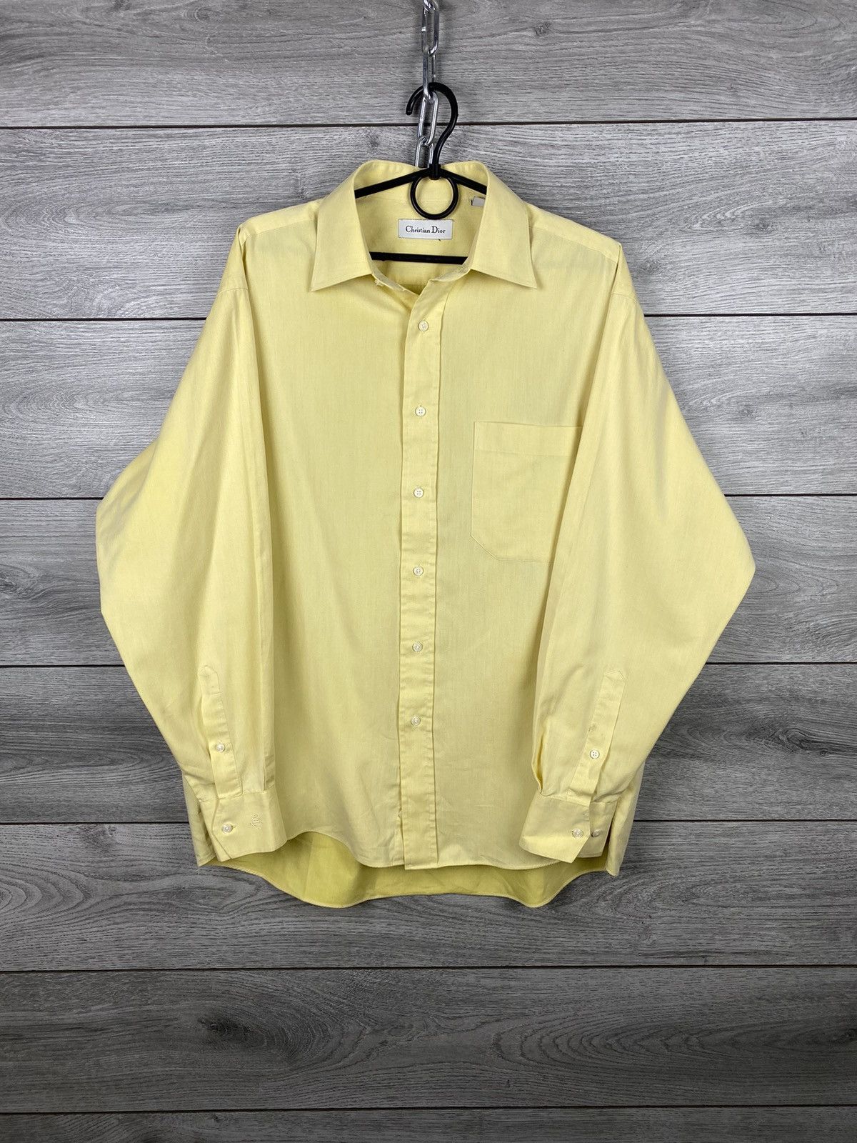 Christian Dior Monsieur Mens Vintage Christian Dior Shirt Button Up Size US XL / EU 56 / 4 - 1 Thumbnail