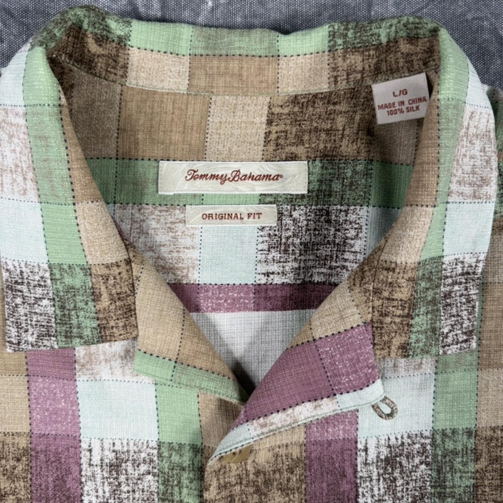 Tommy Bahama Tommy Bahama Shirt Men's L Multicolored 100% Silk Size US L / EU 52-54 / 3 - 5 Thumbnail