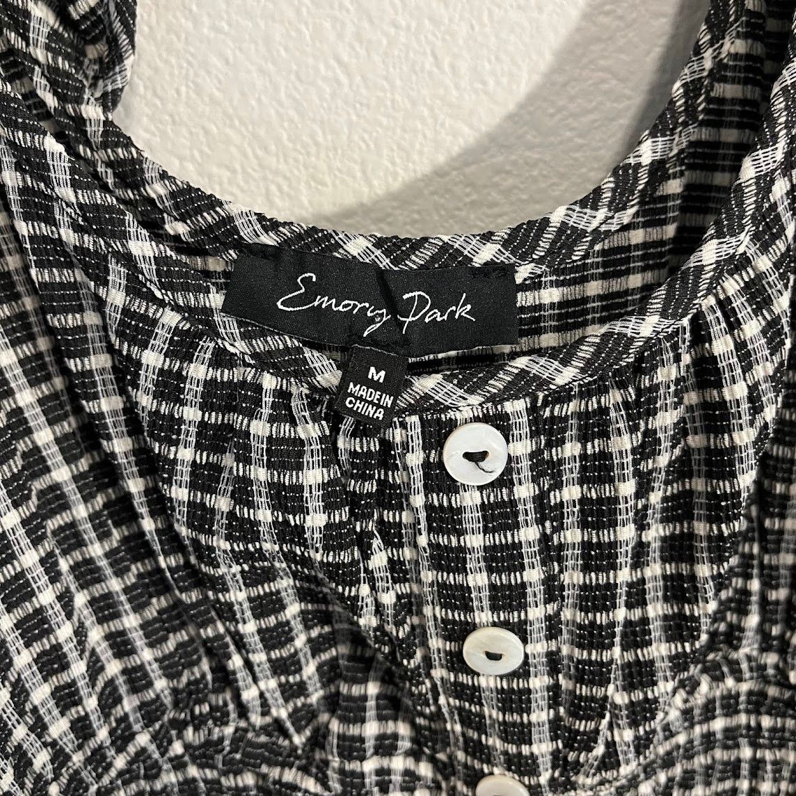 Other Emory Park Gingham Button Through Mini Dress - Medium Size M / US 6-8 / IT 42-44 - 5 Thumbnail