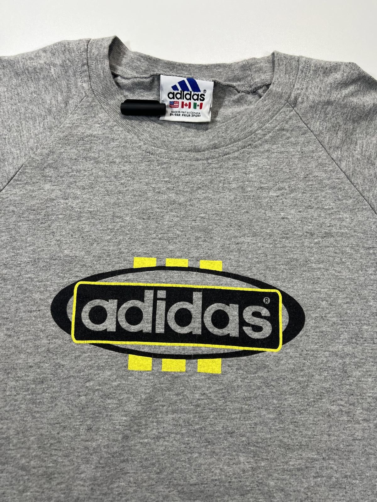 Adidas Adidas Men's Grey Short Sleeve Activewear T-Shirt Size US L / EU 52-54 / 3 - 2 Thumbnail