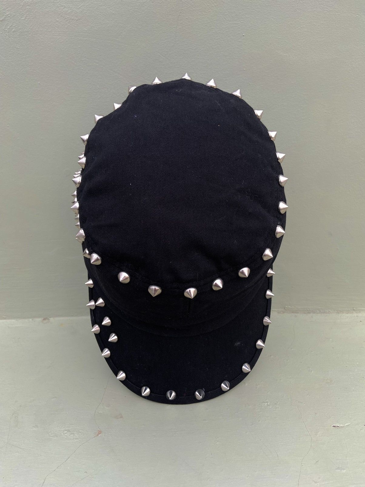 If Six Was Nine 💥BINDING OVER💥tankus punk style studded ifsix patrol hat Size ONE SIZE - 1 Thumbnail