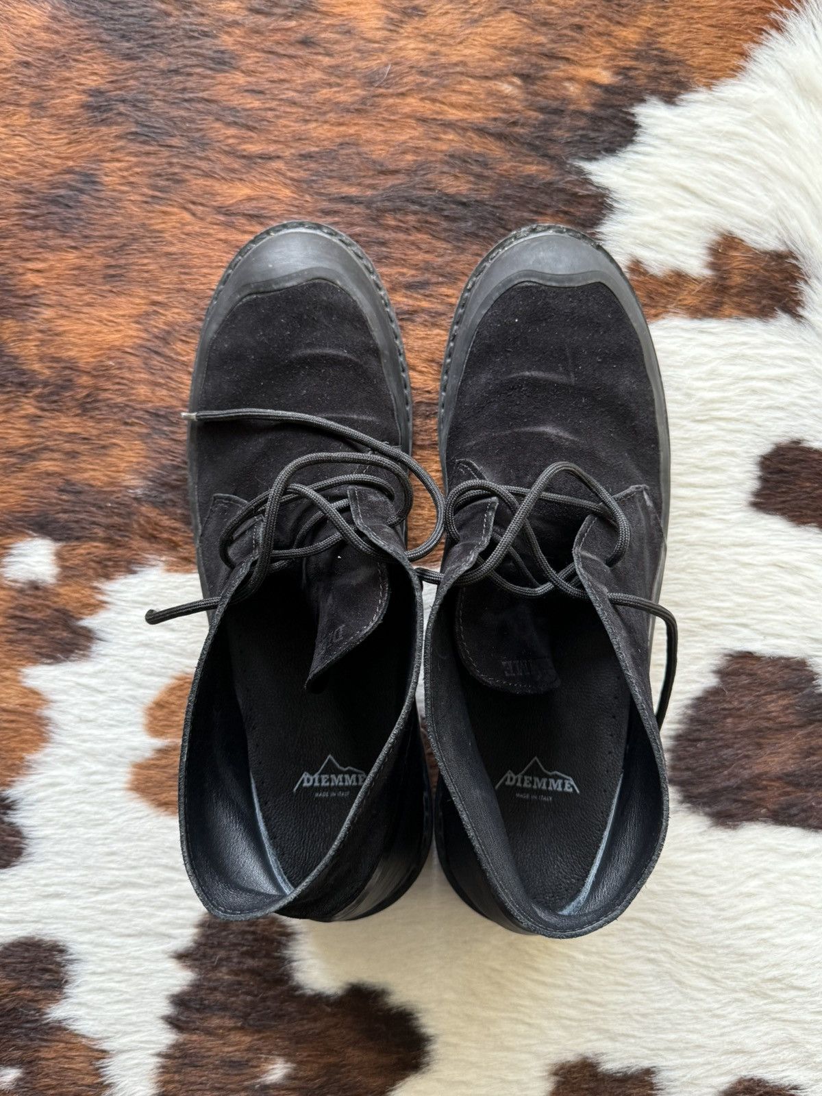 Diemme Black Diemme Suede Chukka Boots Vibram Sole EU 47 Size US 13 / EU 46 - 4 Thumbnail