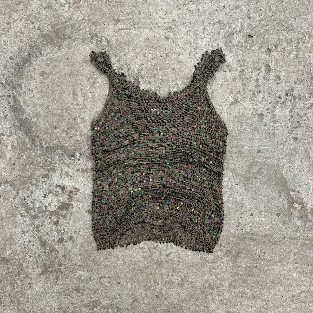 Issey Miyake VTG Japanese Style Grunge Tank Top Sleeveless Avantgarde Size L / US 10 / IT 46 - 3 Thumbnail