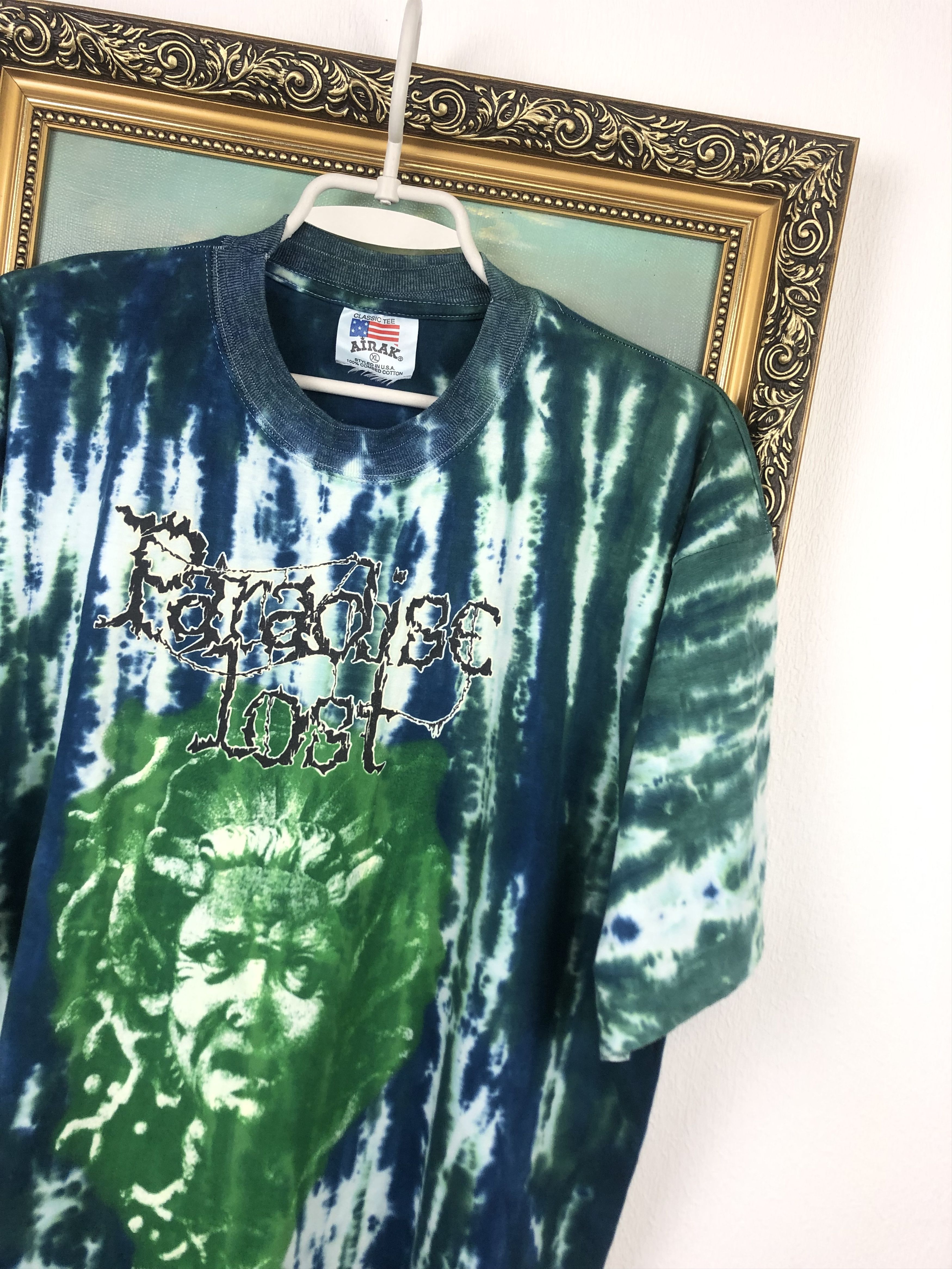 Band Tees Vintage 1992 Paradise Lost Band NO FORGIVNESS Tee Shirt Rare Size US XL / EU 56 / 4 - 4 Thumbnail