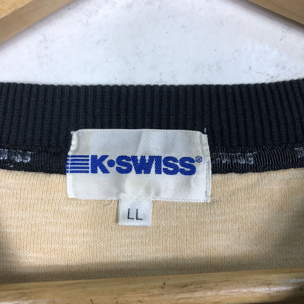 K-Swiss × Vintage Vintage K swiss Sweatshirt 90s design rare medium Size US M / EU 48-50 / 2 - 11 Thumbnail