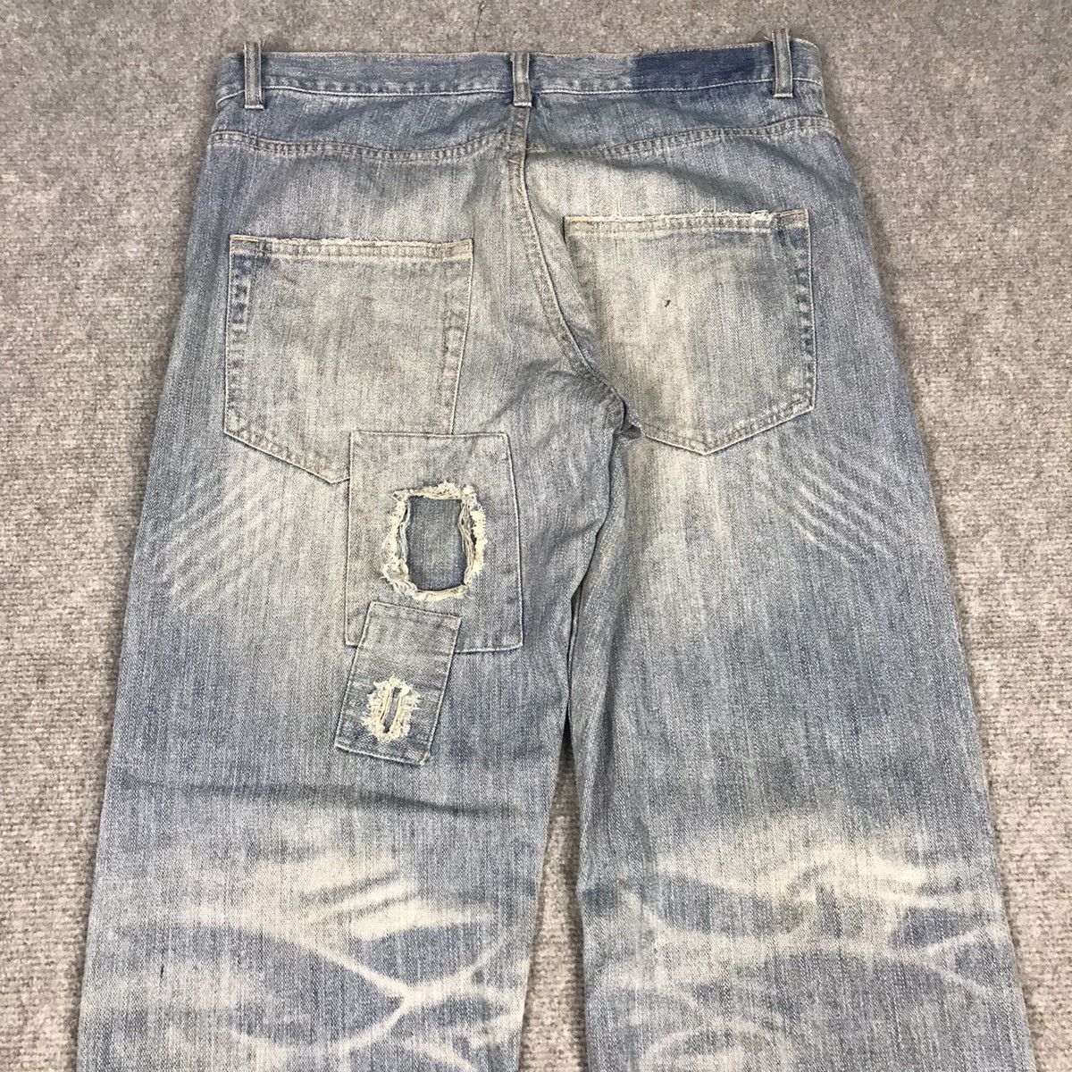Japanese Brand JAPANESE BRAND JAPAN STYLE DISTRESSED PANTS Size US 32 / EU 48 - 10 Thumbnail