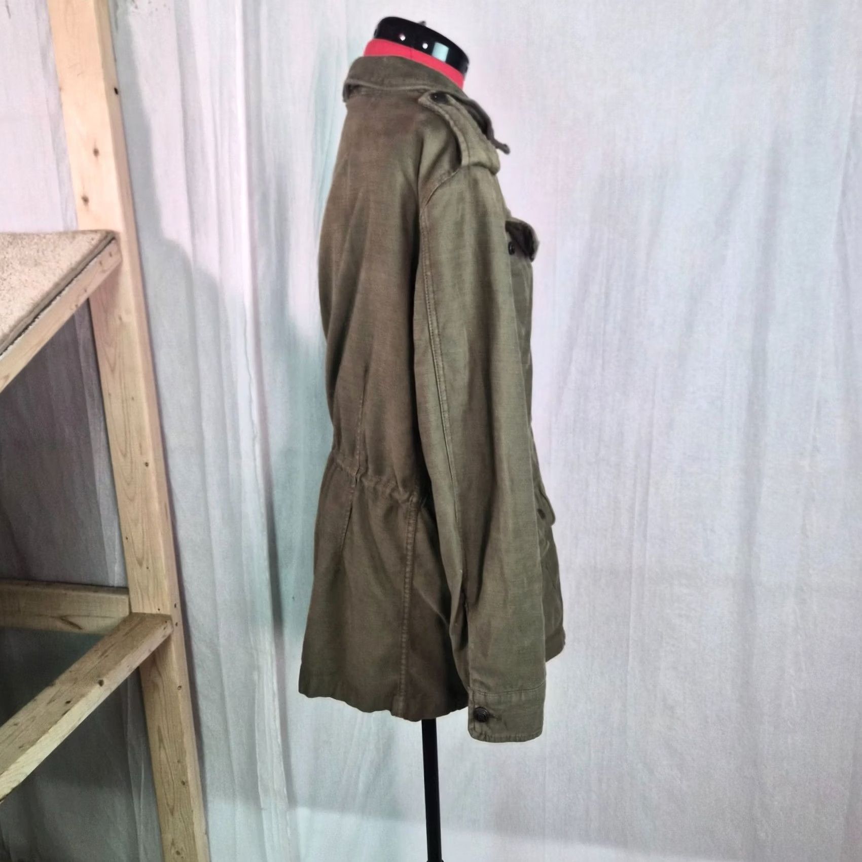 Free People Free People Military Cargo Green Parka Grunge Coat Jacket Womens Medium Size M / US 6-8 / IT 42-44 - 5 Thumbnail