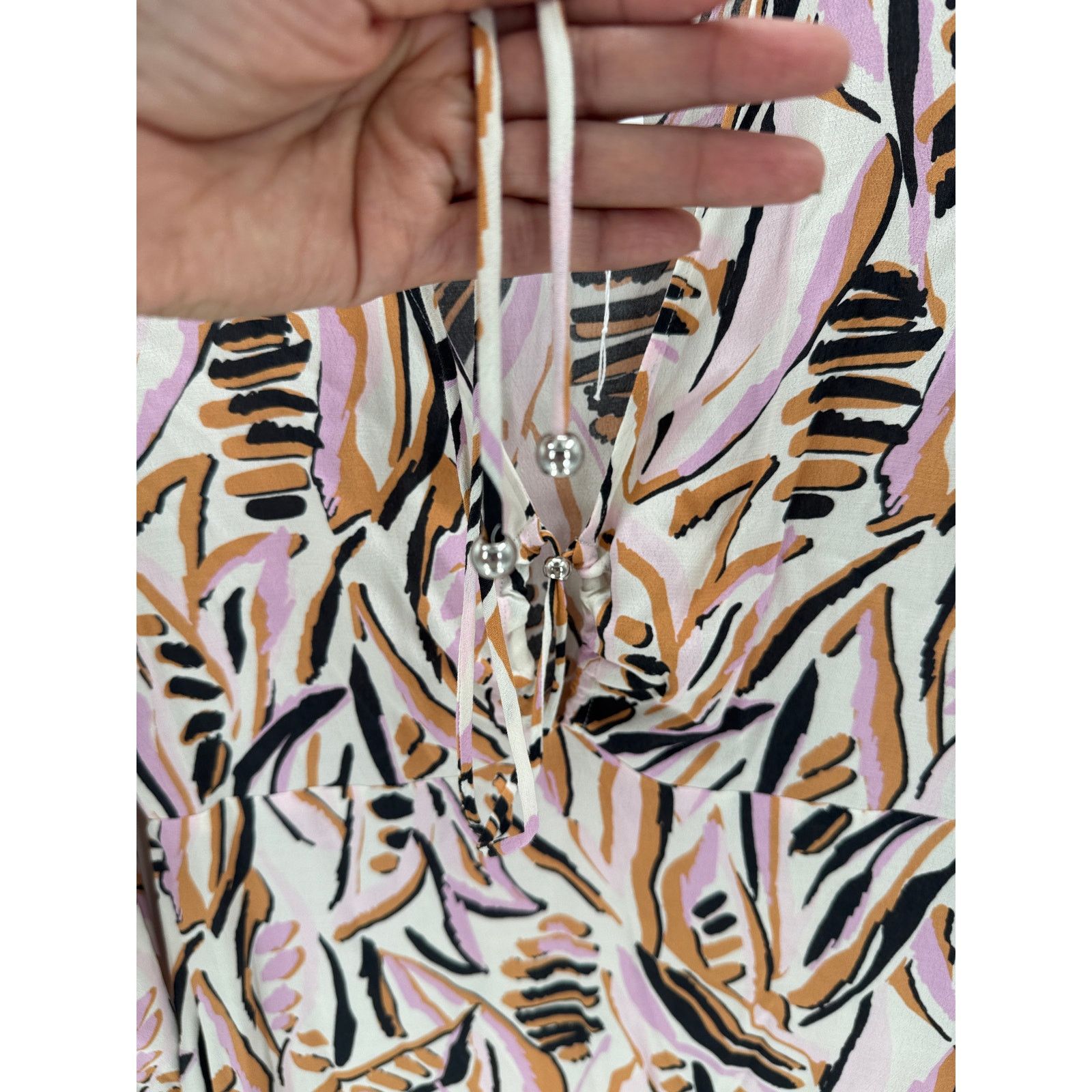 ba&sh ba&sh Thesee mini dress plunging neckline 3/4 sleeves size M Size M / US 6-8 / IT 42-44 - 6 Thumbnail