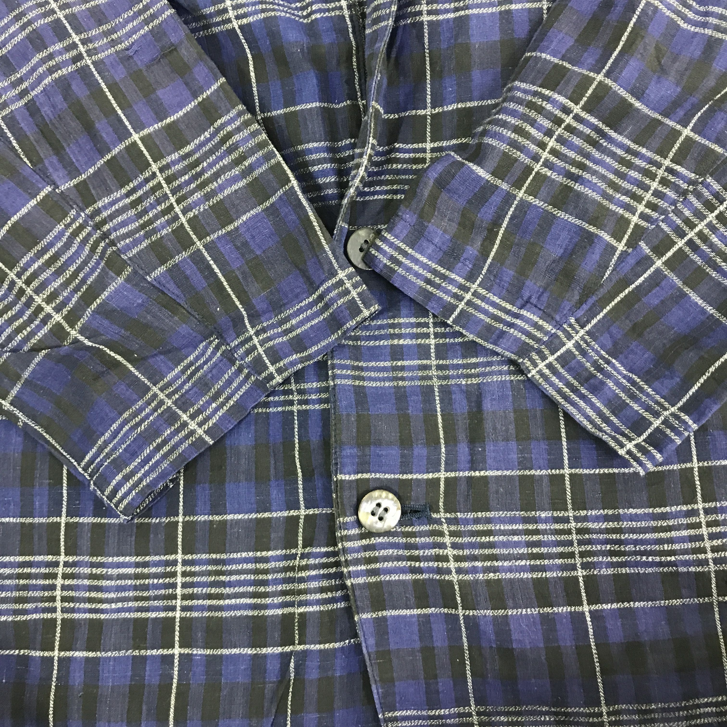 Issey Miyake ISSEY MIYAKE TARTAN BLAZER COAT JACKET K125B9 Size US M / EU 48-50 / 2 - 7 Thumbnail