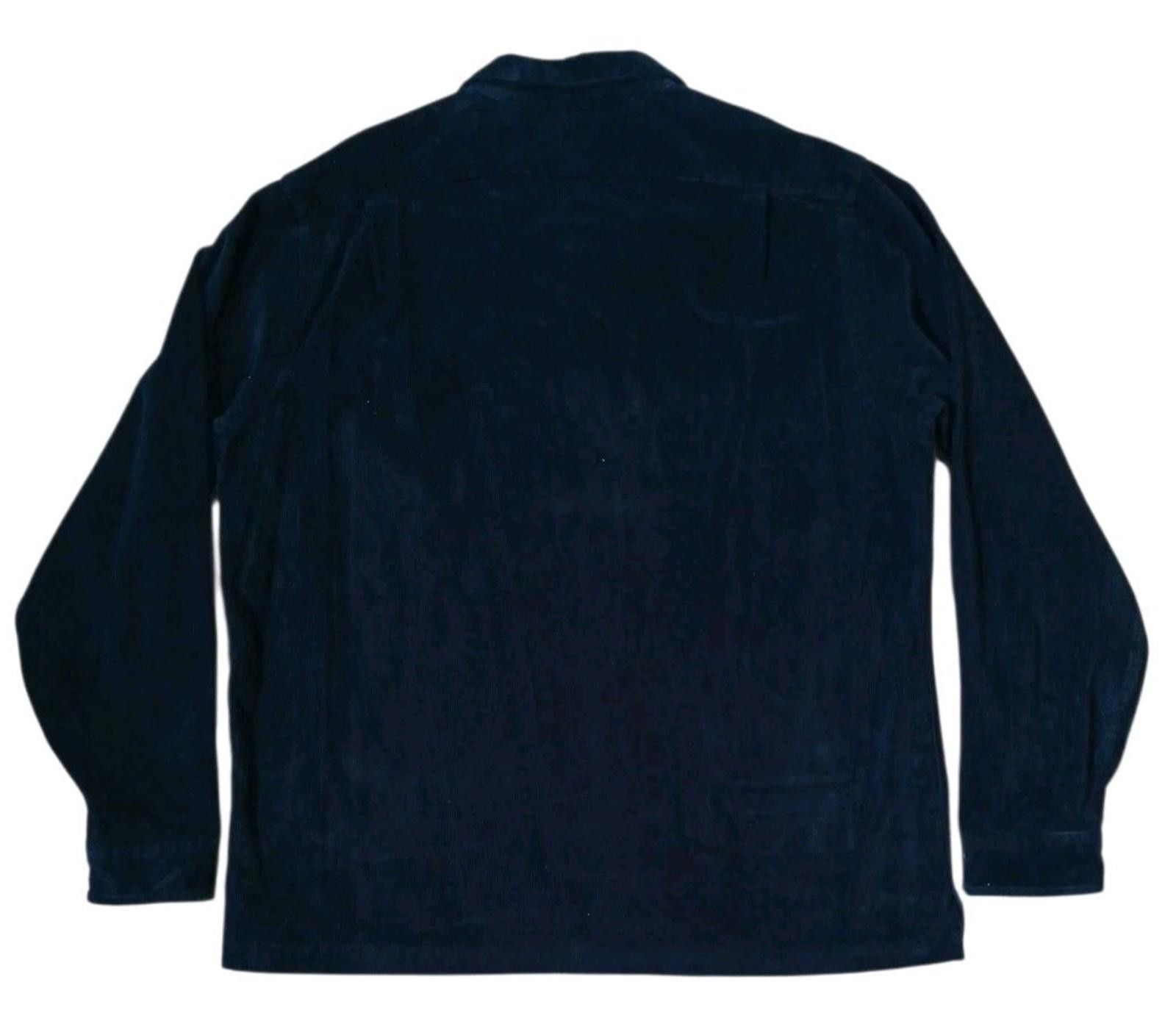 Polo Ralph Lauren Polo Ralph Lauren Navy Blue XL Corduroy Button-up Shirt Y2K Size US XL / EU 56 / 4 - 3 Thumbnail