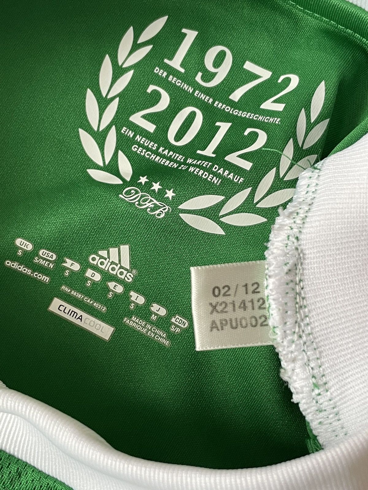 Vintage Adidas Germany National Team 2012 Away Soccer Kit Jersey Size US S / EU 44-46 / 1 - 8 Thumbnail