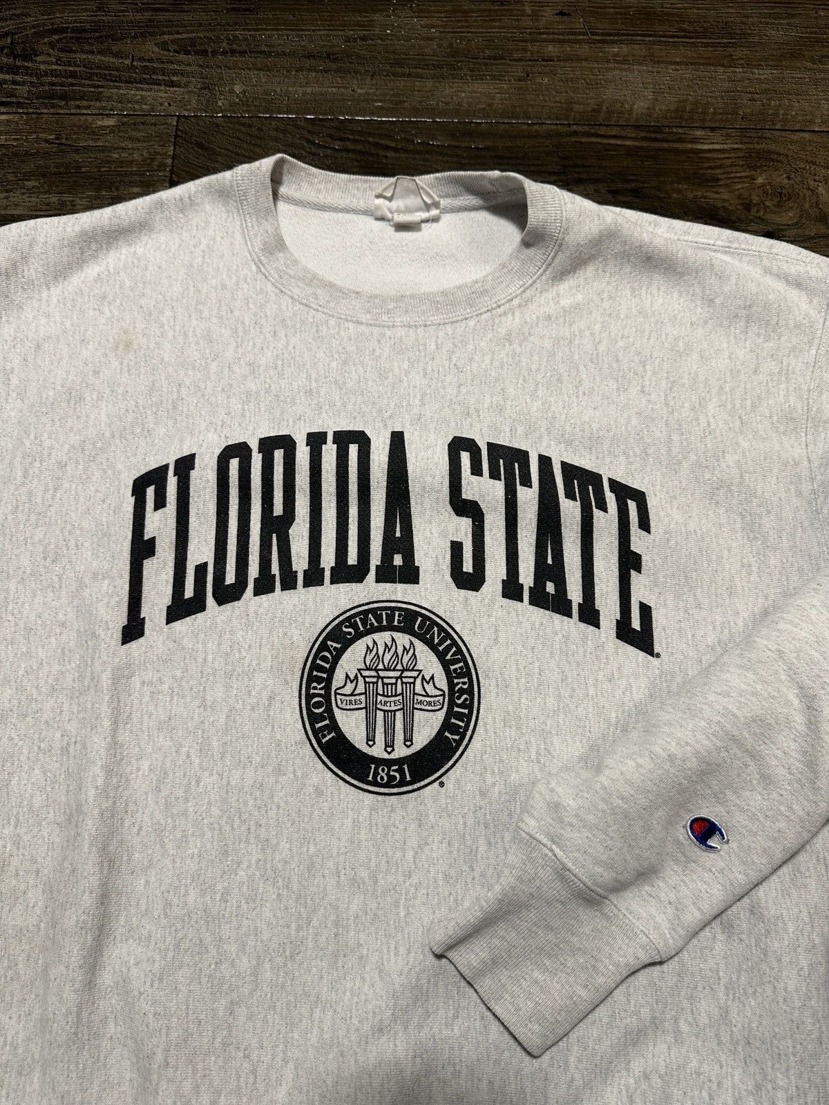 Champion Vintage Champion Reverse Weave Florida State Sweatshirt Size US XL / EU 56 / 4 - 2 Thumbnail