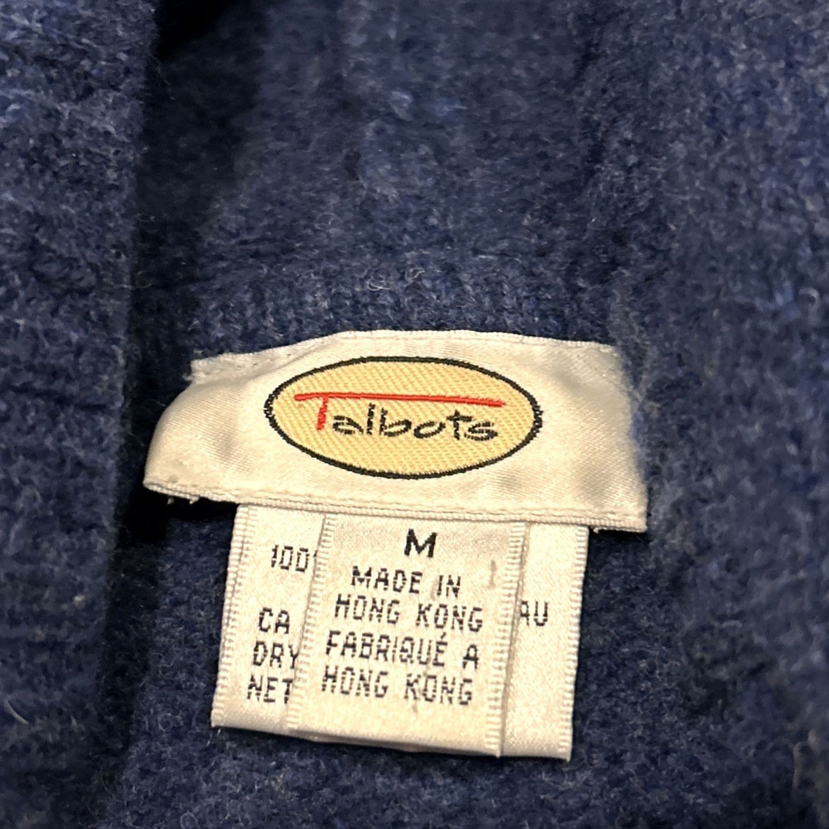 Talbots Talbots Womens Jacket Size M Vintage Button Up Blue A48 Size M / US 6-8 / IT 42-44 - 3 Thumbnail
