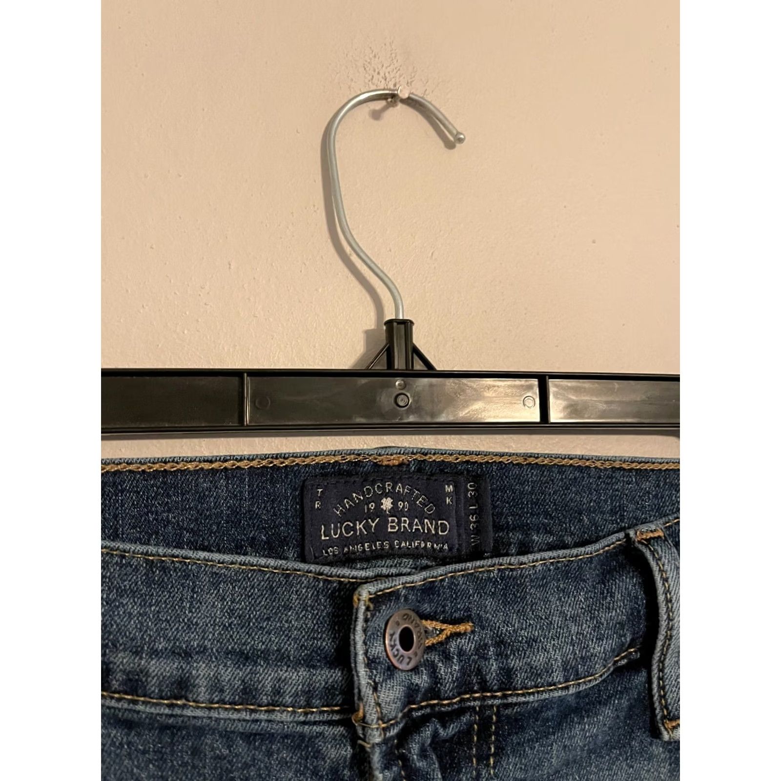Lucky Brand Lucky Brand Jeans Men's 36x30 Medium Wash Blue Denim 181 Original Straight Size US 36 / EU 52 - 3 Thumbnail