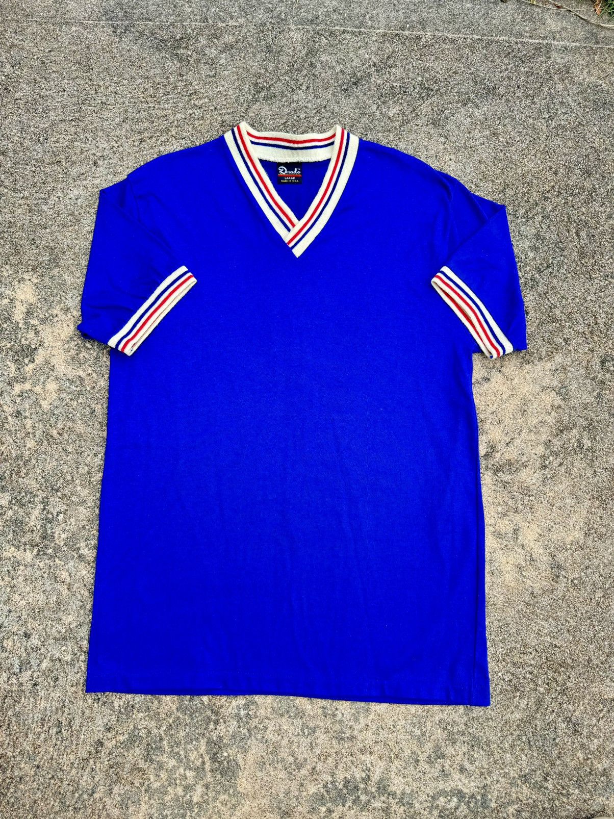 Vintage Vintage 80’s Soccer Jersey Size US L / EU 52-54 / 3 - 8 Thumbnail