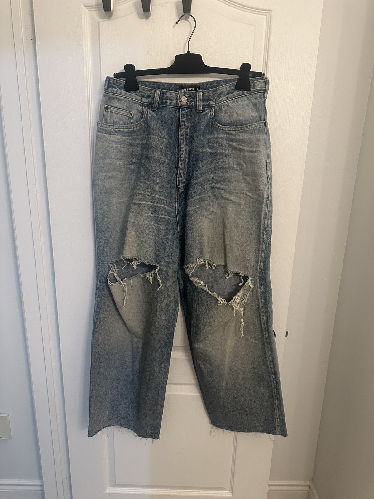 Balenciaga Destroyed Skater Jeans