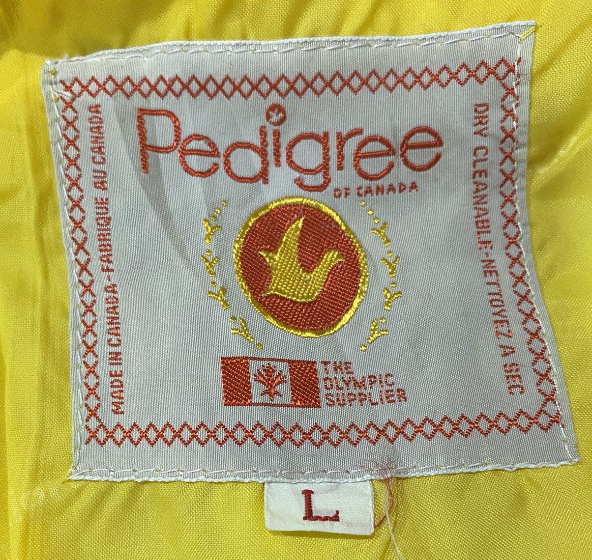 Vintage Rare PEDIGREE Of Canada Polyster Zipper Jacket Size US L / EU 52-54 / 3 - 16 Thumbnail