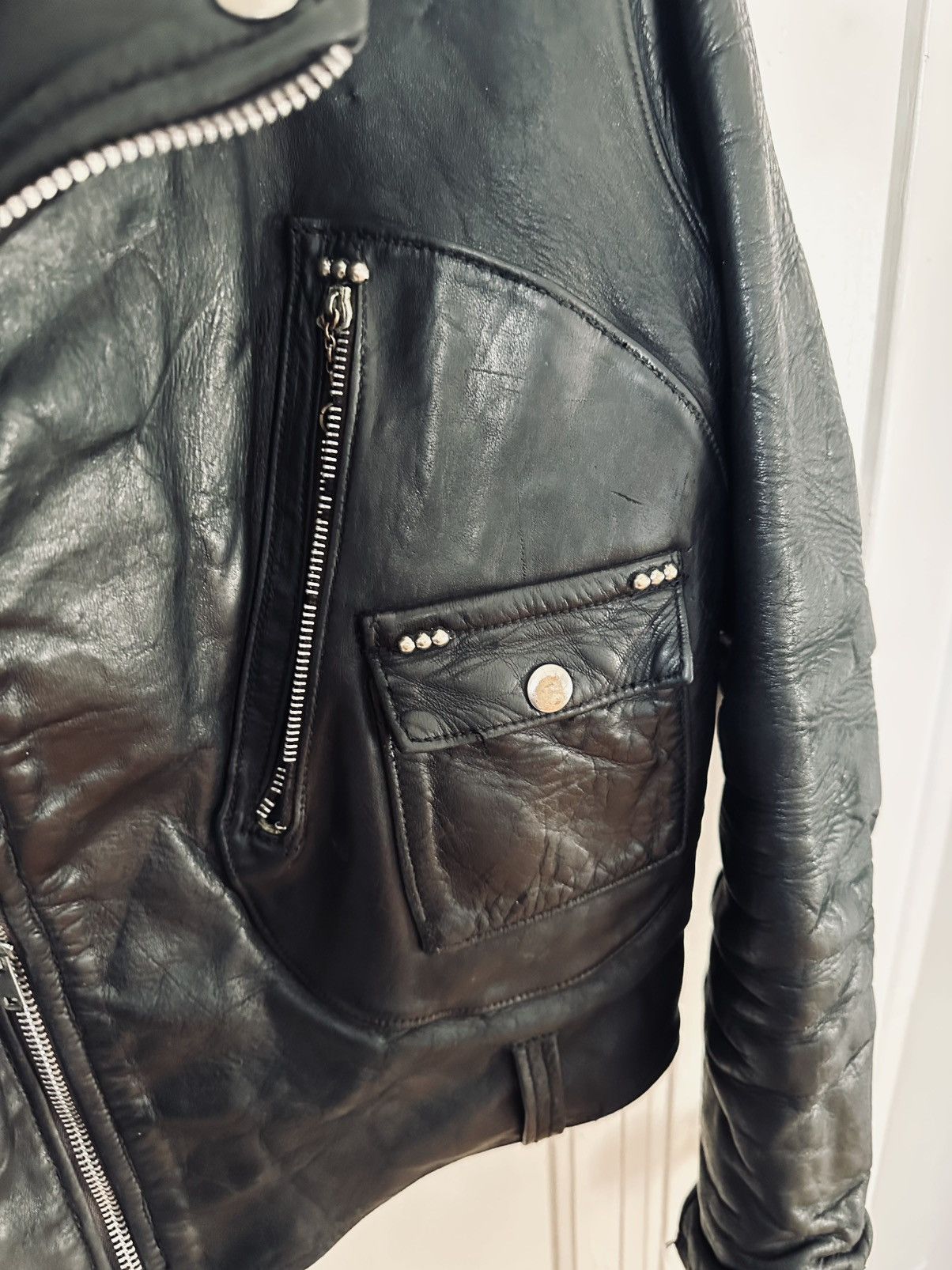 Harley Davidson Harley Davidson 40s Cycle Champ Leather Jacket Size US M / EU 48-50 / 2 - 5 Thumbnail
