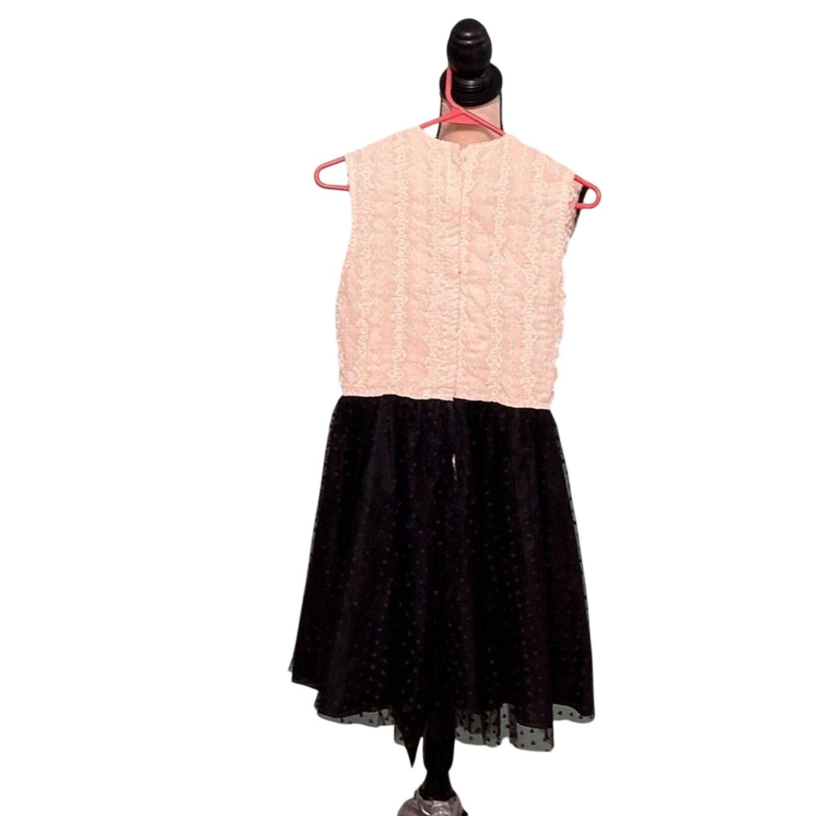 SABA California Lace & Tulle Party Dress Pink & Blac Size XS -  shinesquarebuilders.com