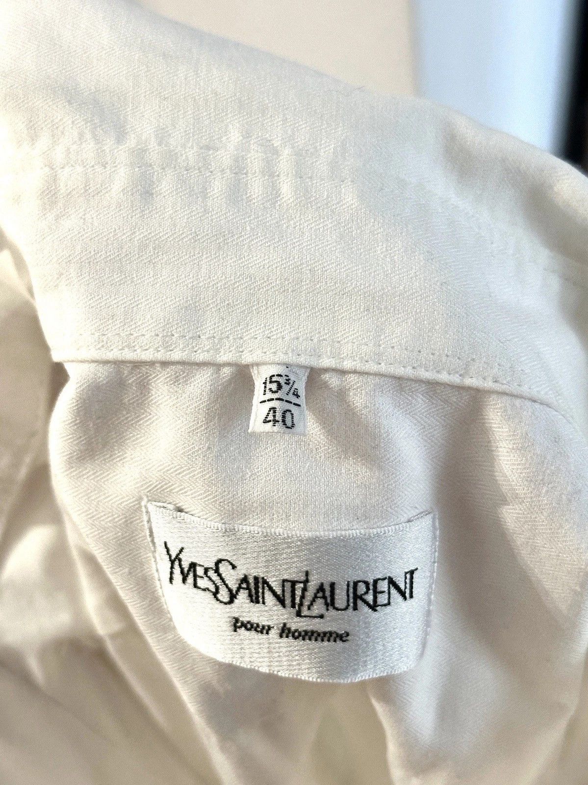 Yves Saint Laurent Vintage 2000s YSL Yves Saint Laurent Mens Shirt Size US XL / EU 56 / 4 - 13 Thumbnail