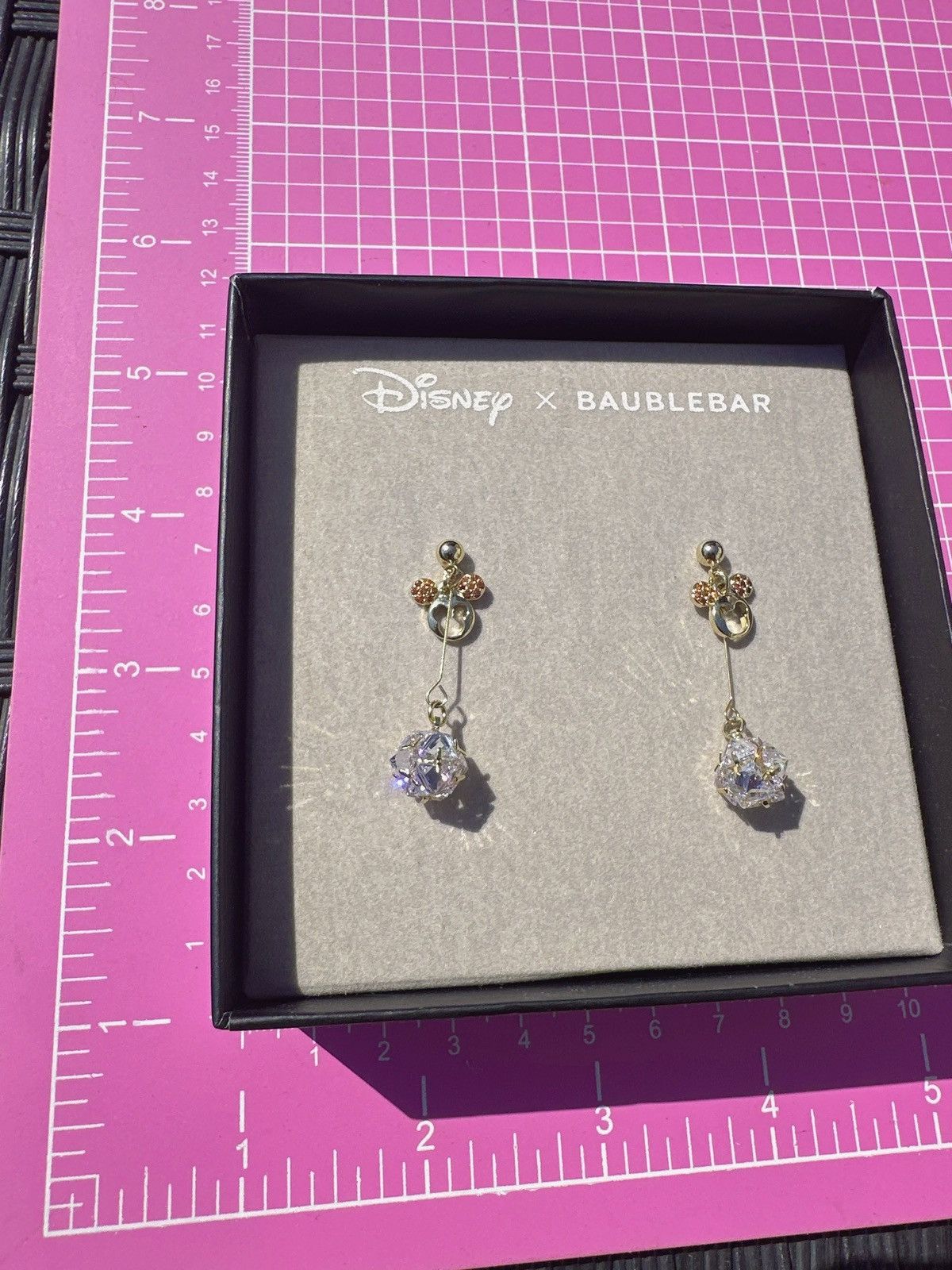 Designer Disney X BAUBLEBAR gold tone diamonds paved Mickey Mouse Size ONE SIZE - 7 Thumbnail